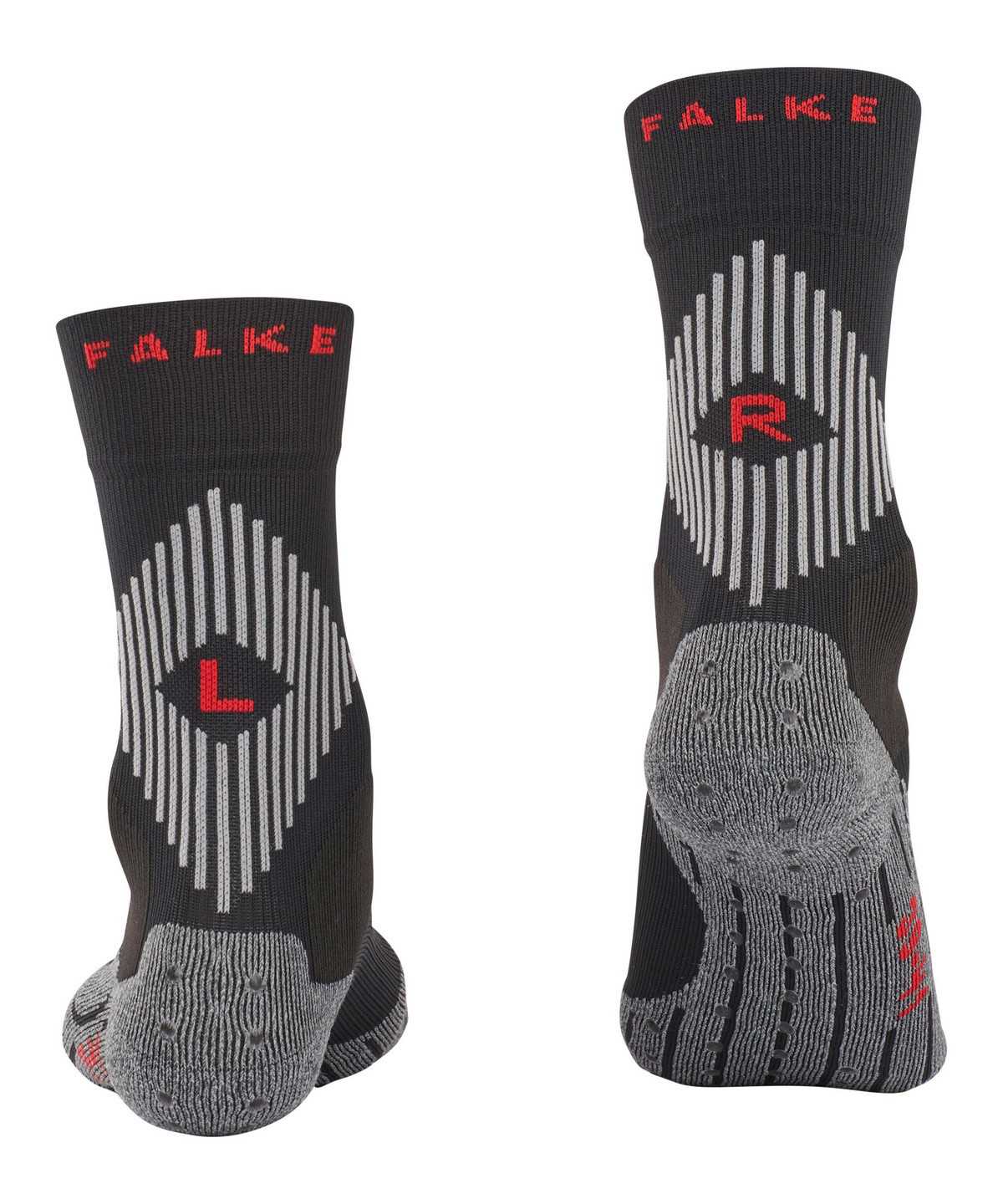 Women Falke 4GRIP Stabilizing Socks Sports Socks Black | SVQNMH308