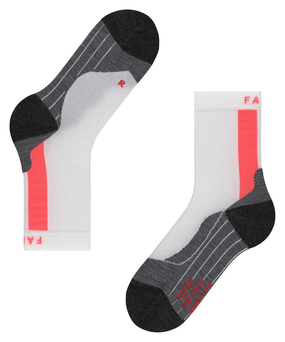 Women Falke Achilles Socks Health Sports Socks White | VFPYXG291