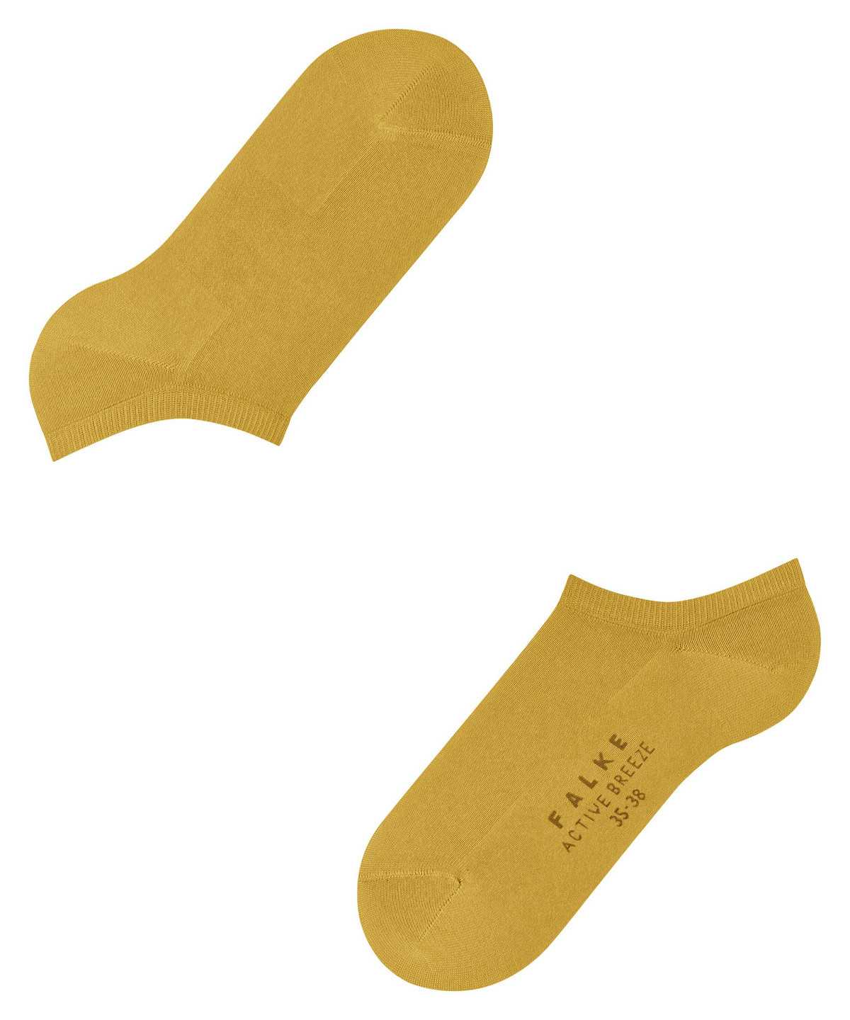 Women Falke Active Breeze Sneaker socks Socks Yellow | QWMSNF357