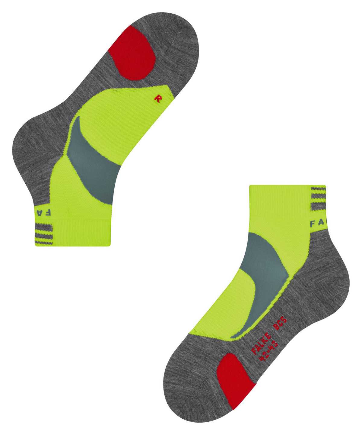 Women Falke BC5 Endurance Biking Short sock Sports Socks Green | GSKBOP298