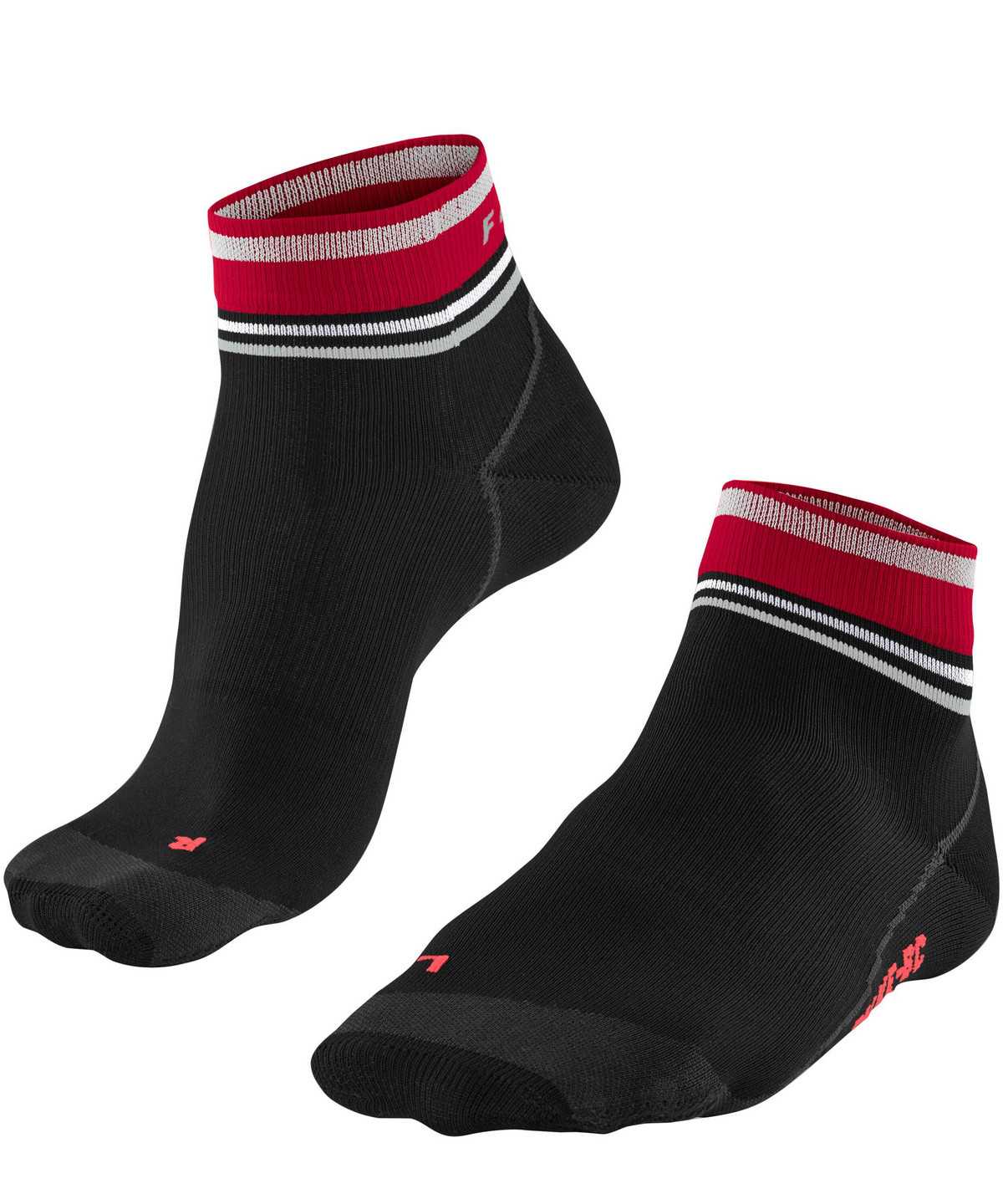 Women Falke BC Impulse Short Biking Short sock Sports Socks Black | JEDQML820