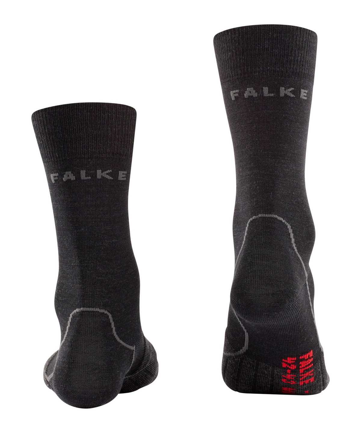 Women Falke BC Warm Biking Socks Sports Socks Black | SMHBVO461