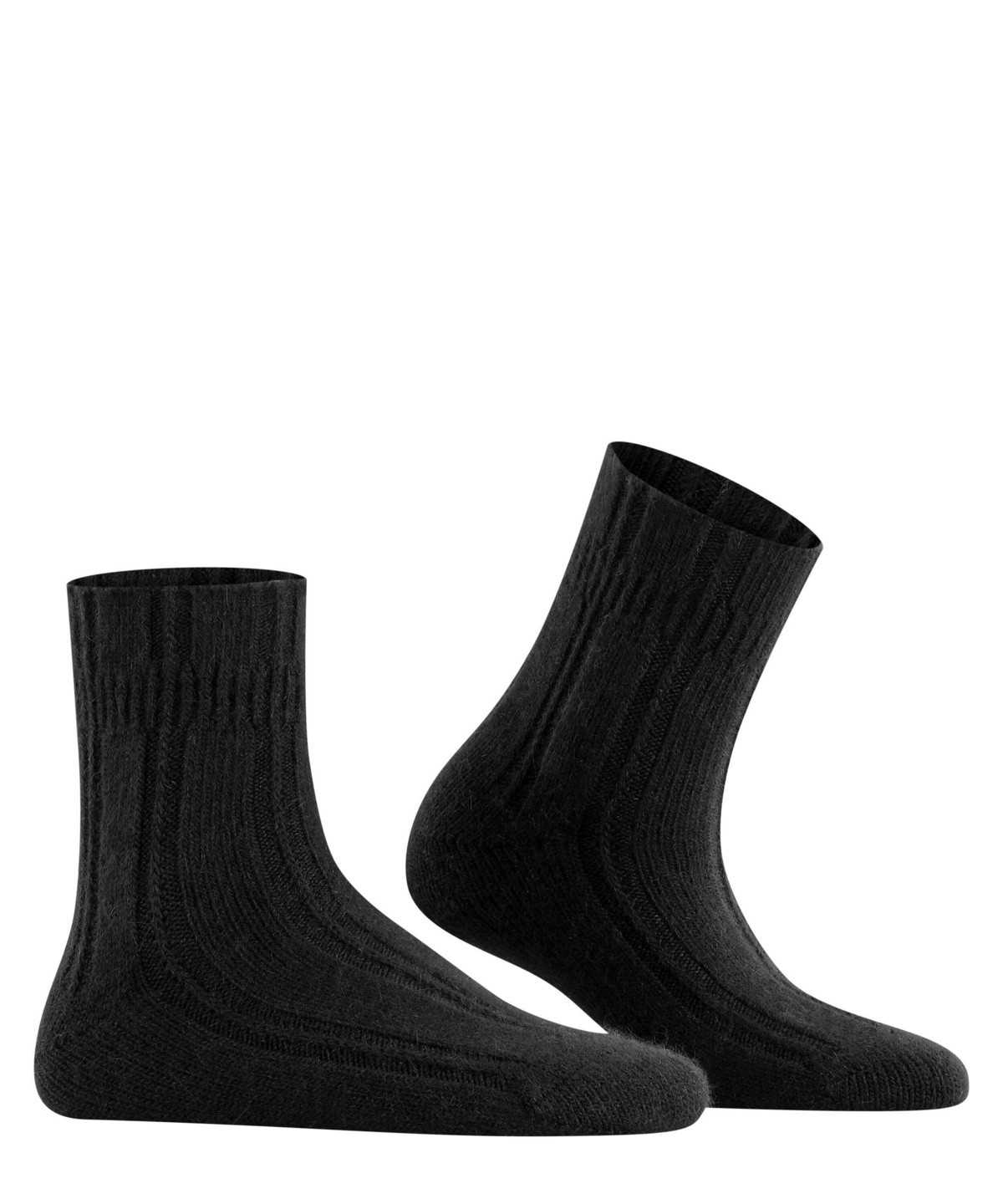 Women Falke Bedsock House socks Socks Black | SWUQIP512