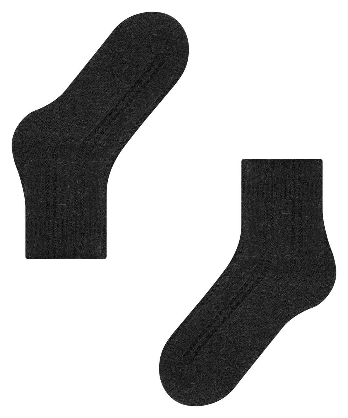 Women Falke Bedsock House socks Socks Black | SWUQIP512