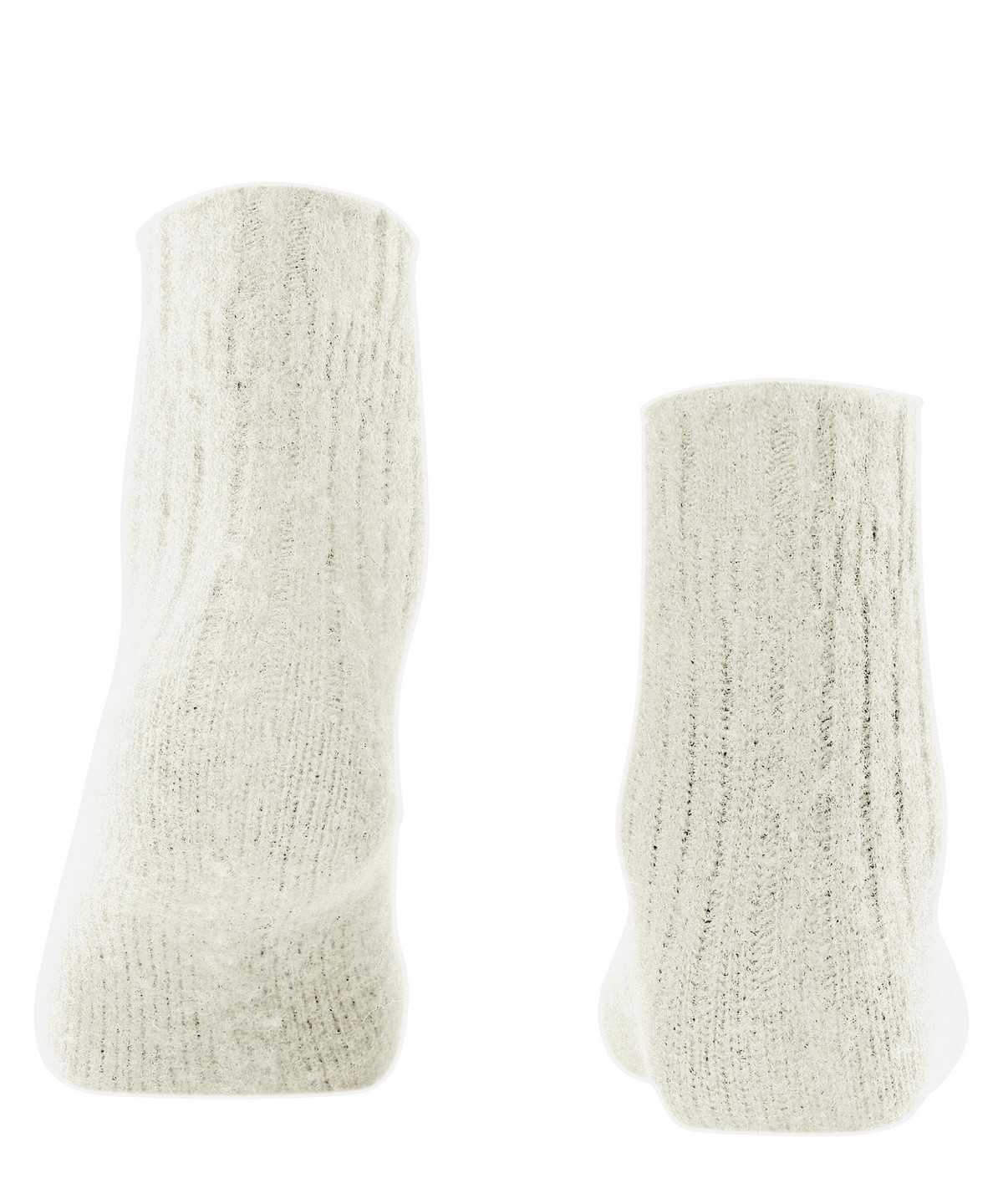 Women Falke Bedsock Rib House socks Socks White | ANCGFB921