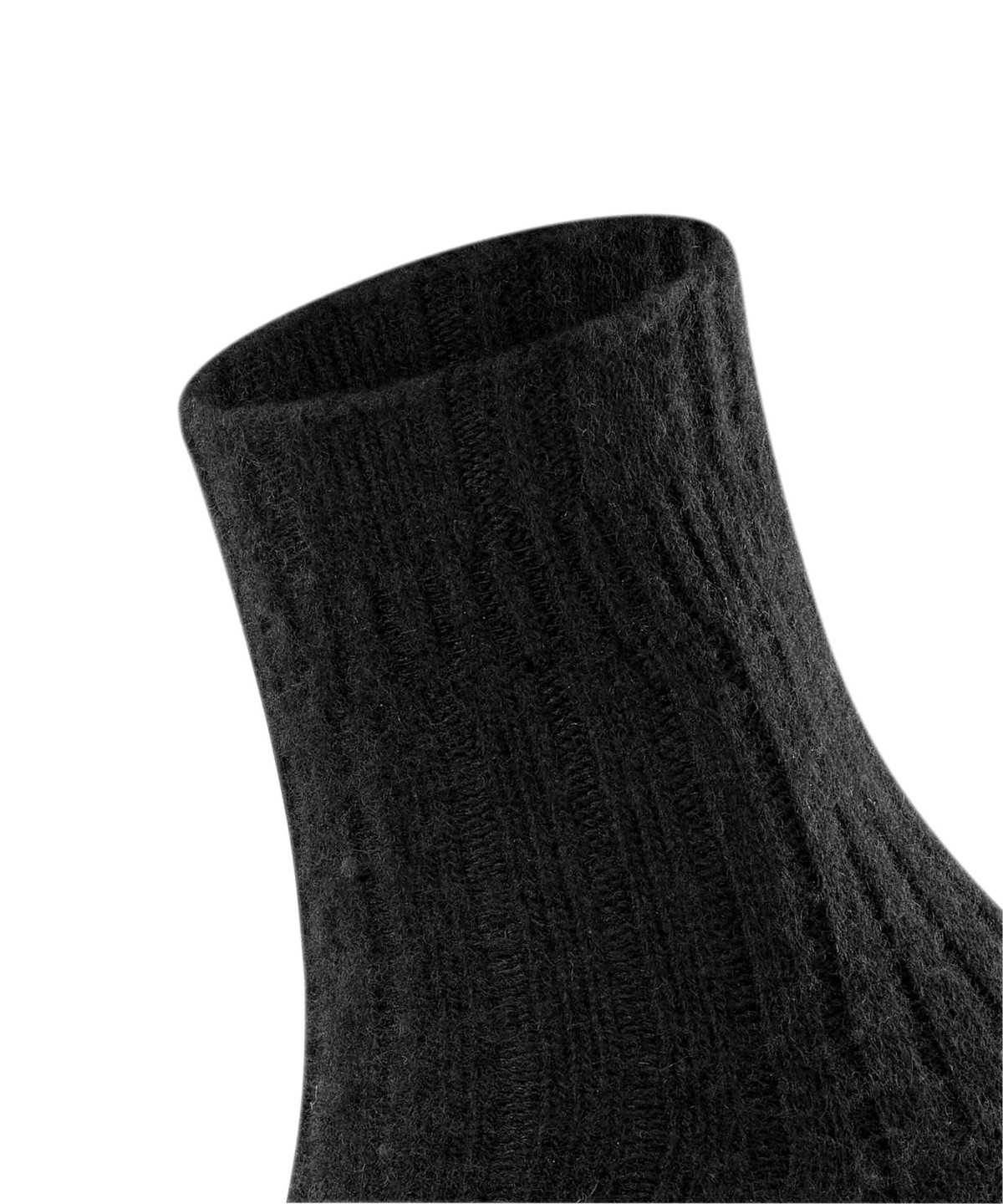 Women Falke Bedsock Rib House socks Socks Black | WTXPOG365