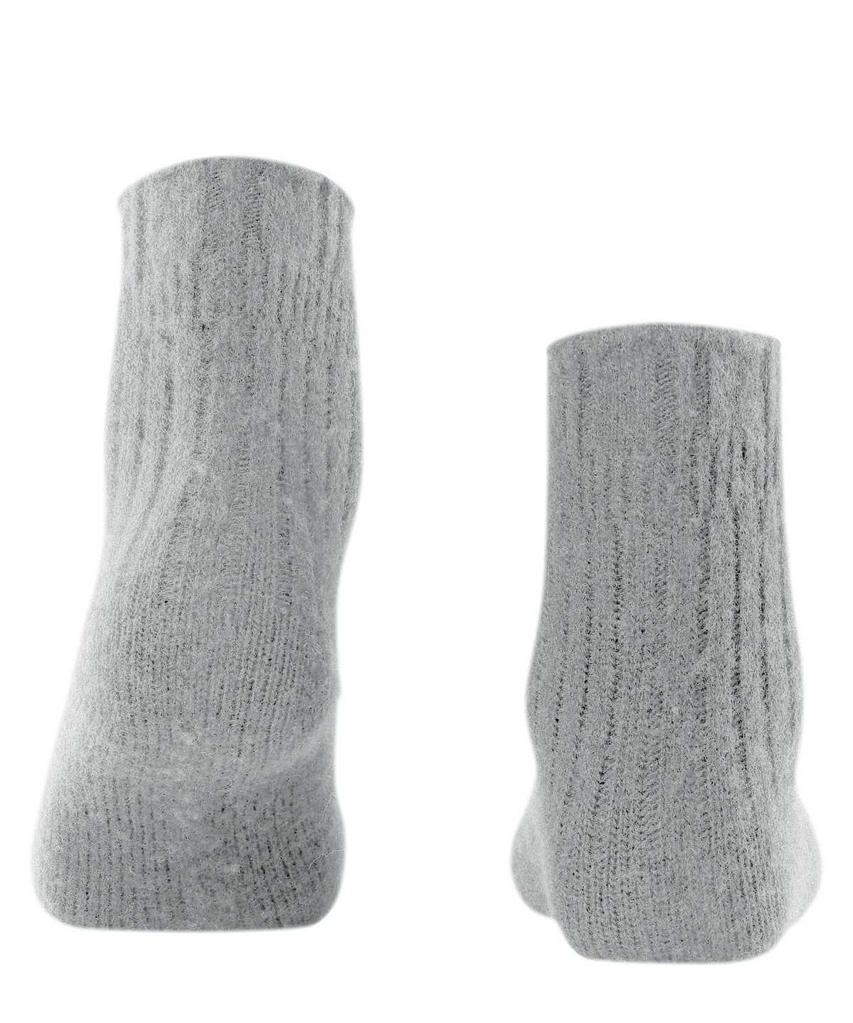 Women Falke Bedsock Rib House socks Socks Grey | FETCAS208