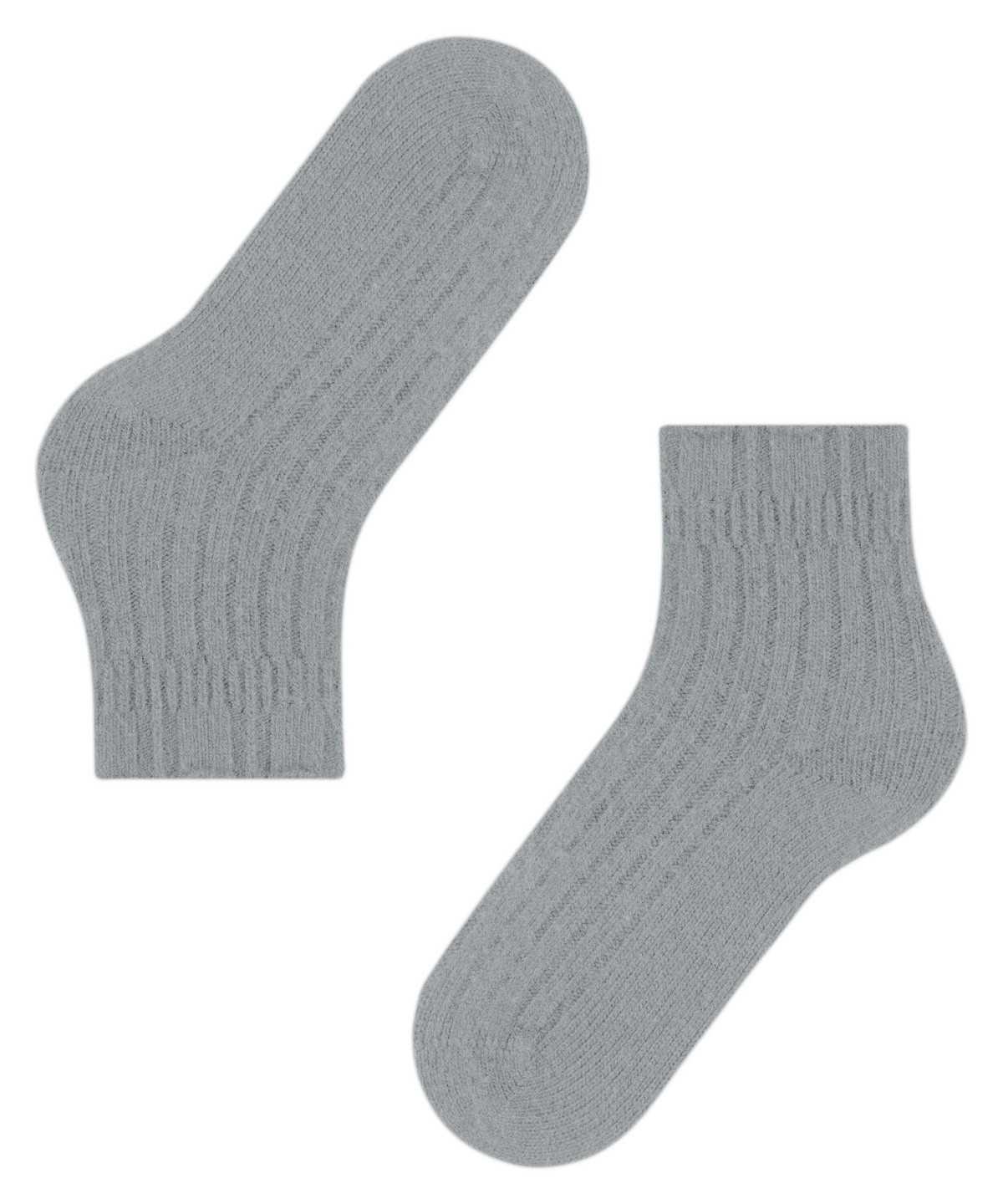 Women Falke Bedsock Rib House socks Socks Grey | FETCAS208