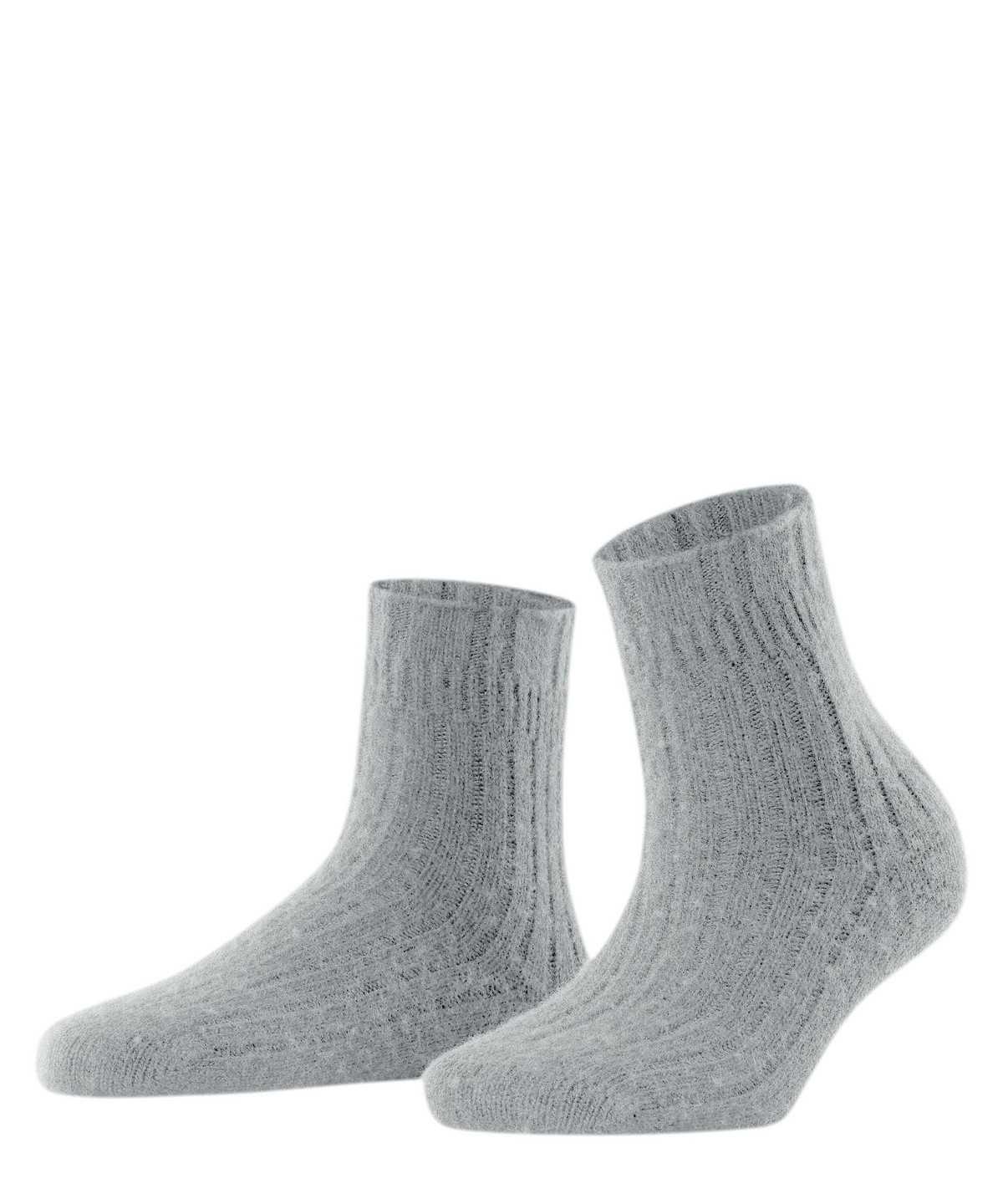 Women Falke Bedsock Rib House socks Socks Grey | FETCAS208