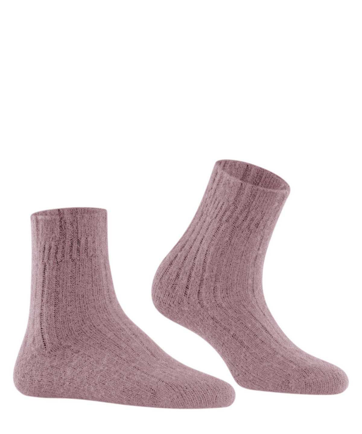 Women Falke Bedsock Rib House socks Socks Red | OAXWZG925