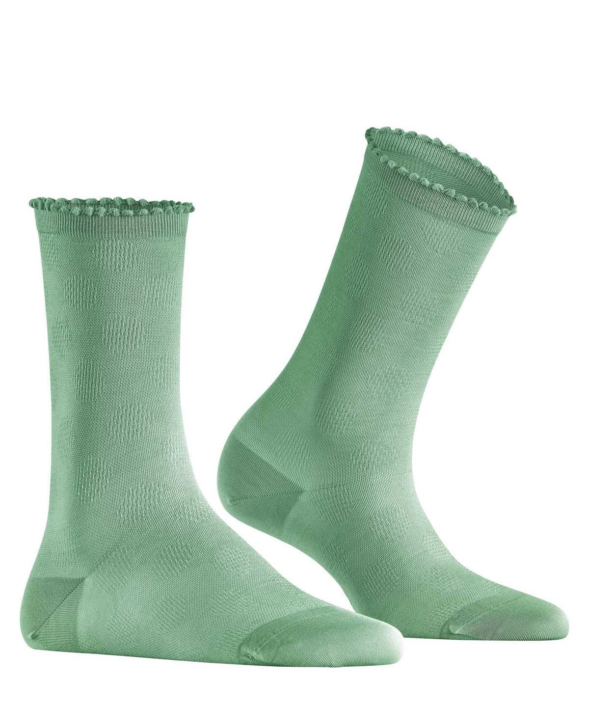 Women Falke Bold Dot Socks Socks Green | UXWPBO387