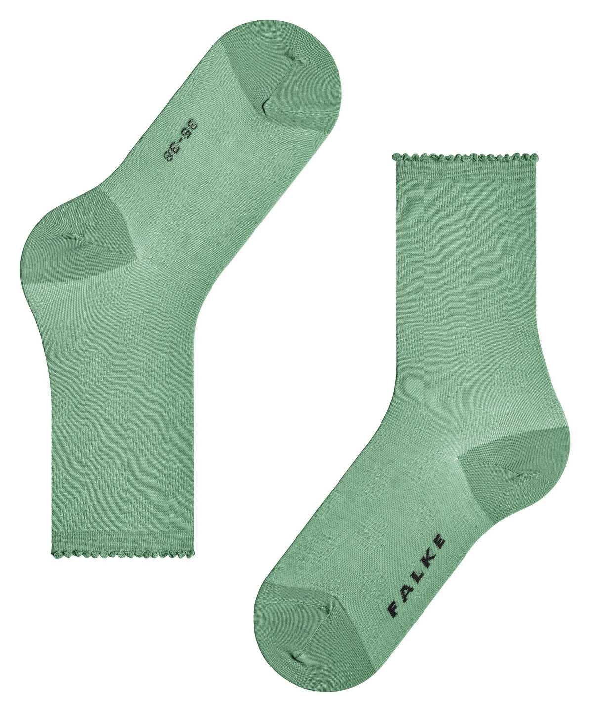 Women Falke Bold Dot Socks Socks Green | UXWPBO387