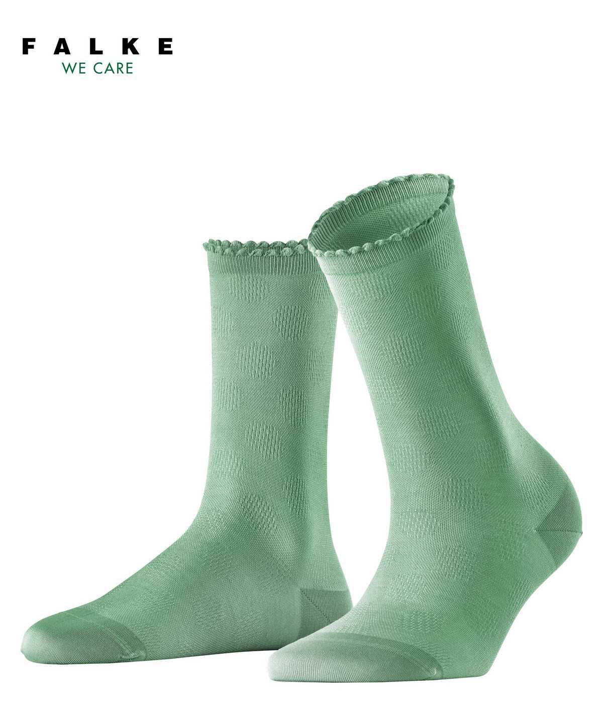 Women Falke Bold Dot Socks Socks Green | UXWPBO387