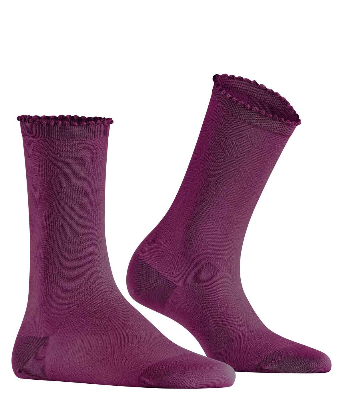 Women Falke Bold Dot Socks Socks Purple | VDXBJZ560