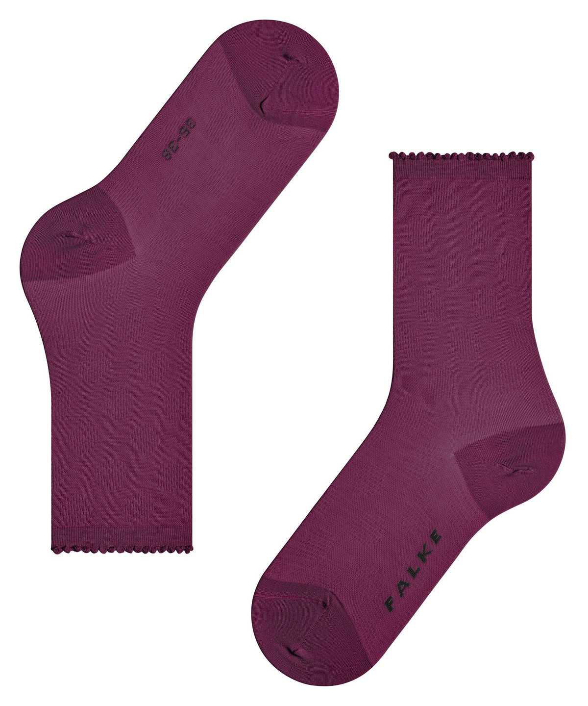 Women Falke Bold Dot Socks Socks Purple | VDXBJZ560