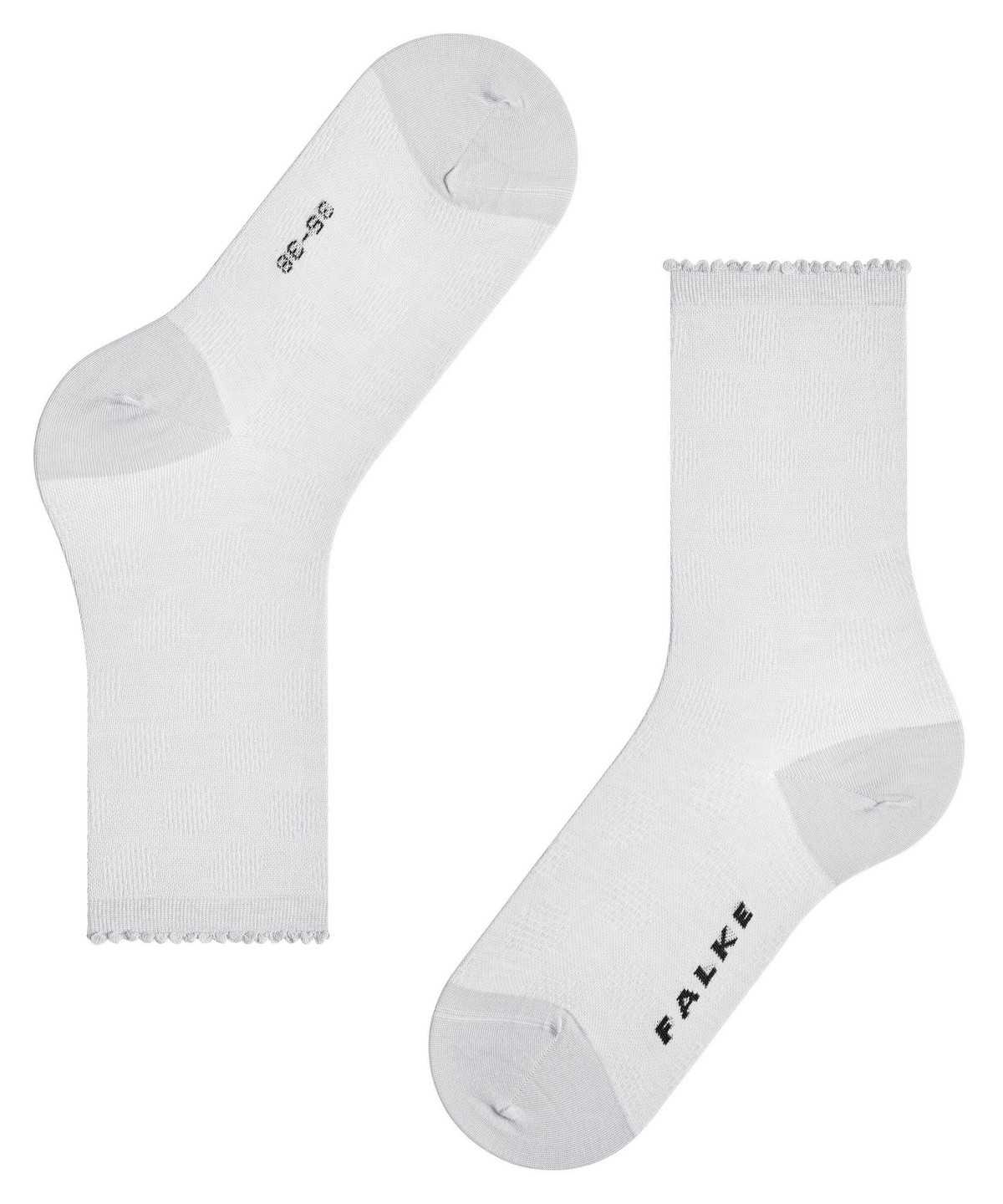 Women Falke Bold Dot Socks Socks White | KBTJLF048