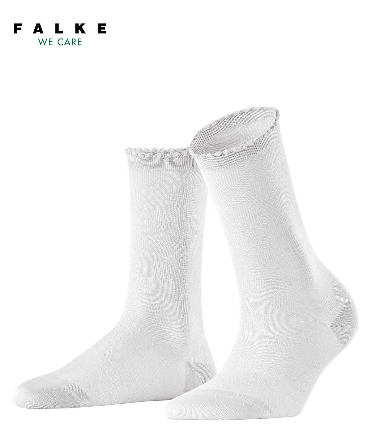 Women Falke Bold Dot Socks Socks White | KBTJLF048