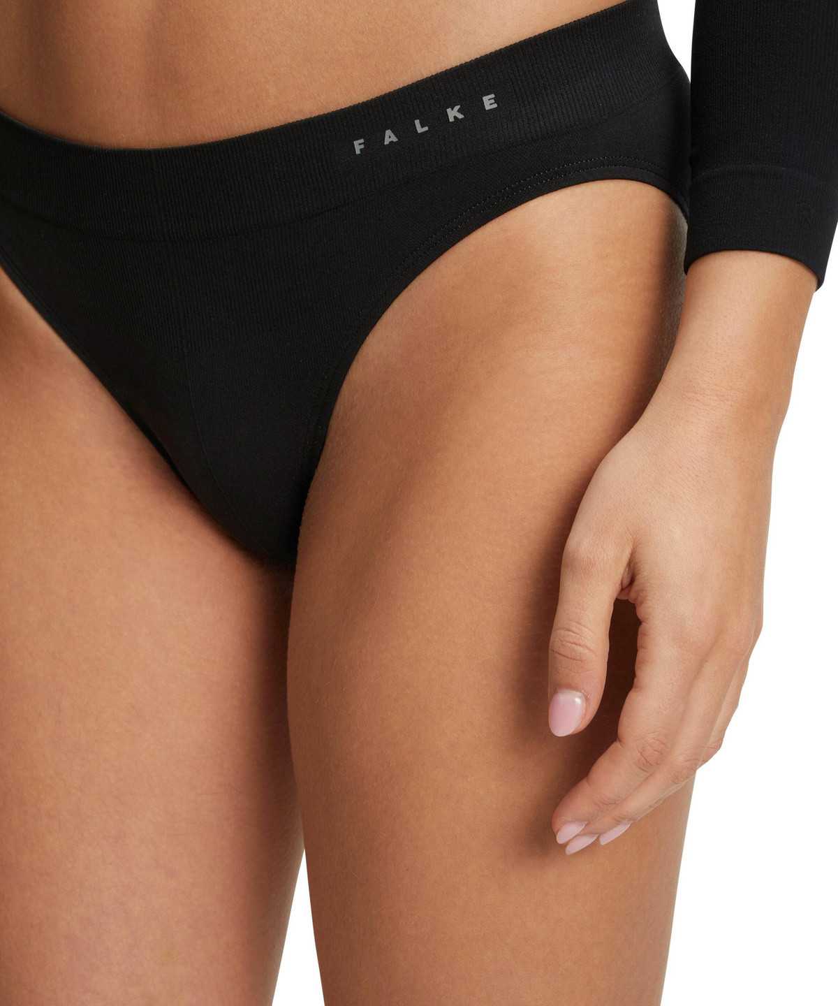 Women Falke Brief Warm Underwear Black | RLFNUT926