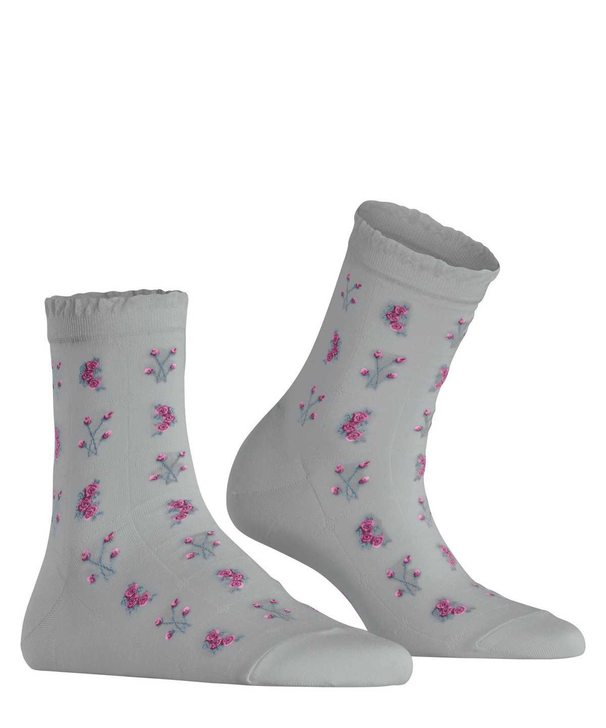 Women Falke Bucolic Short sock Socks Grey | OBVEDH389