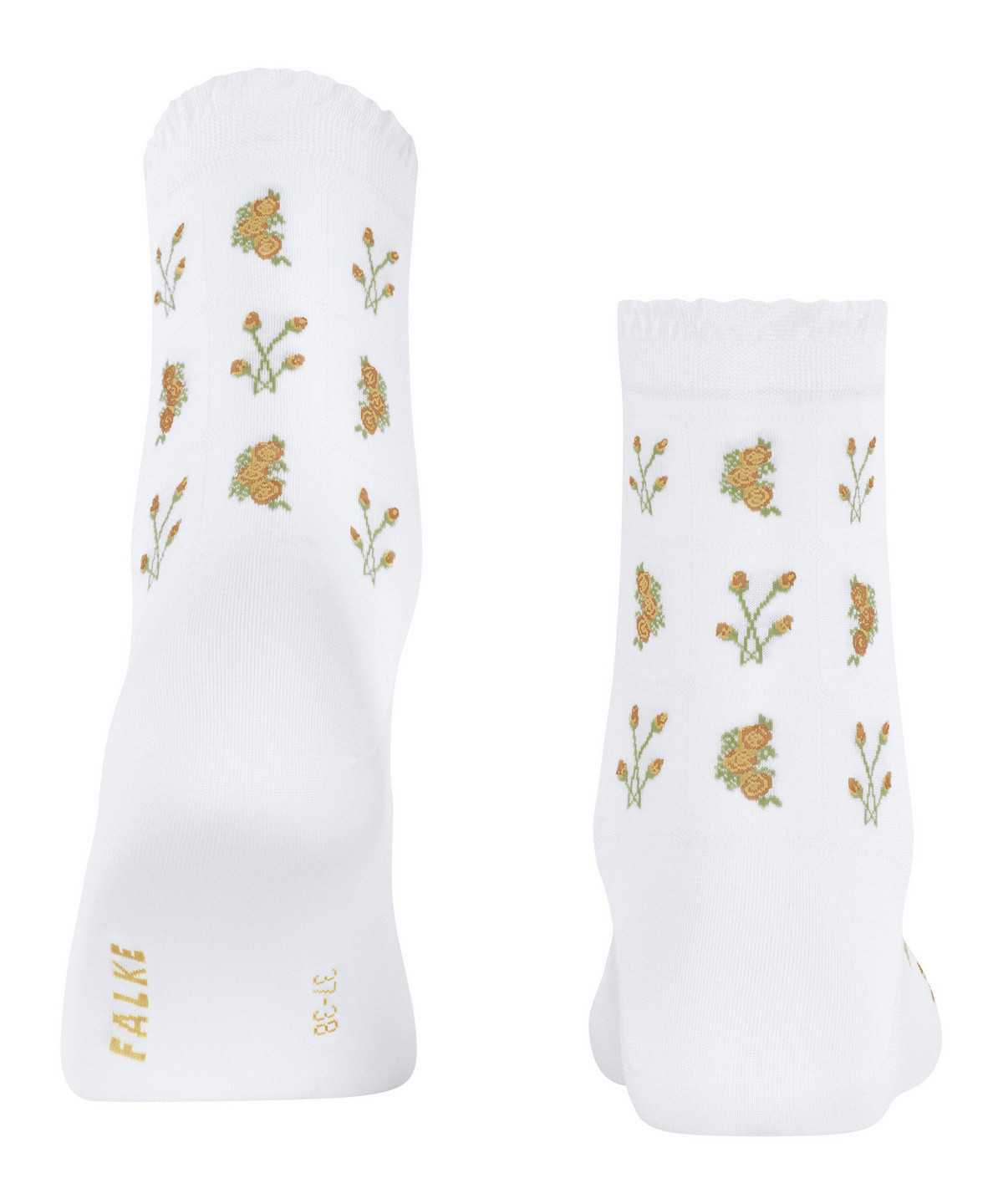 Women Falke Bucolic Short sock Socks White | FZVWSO451