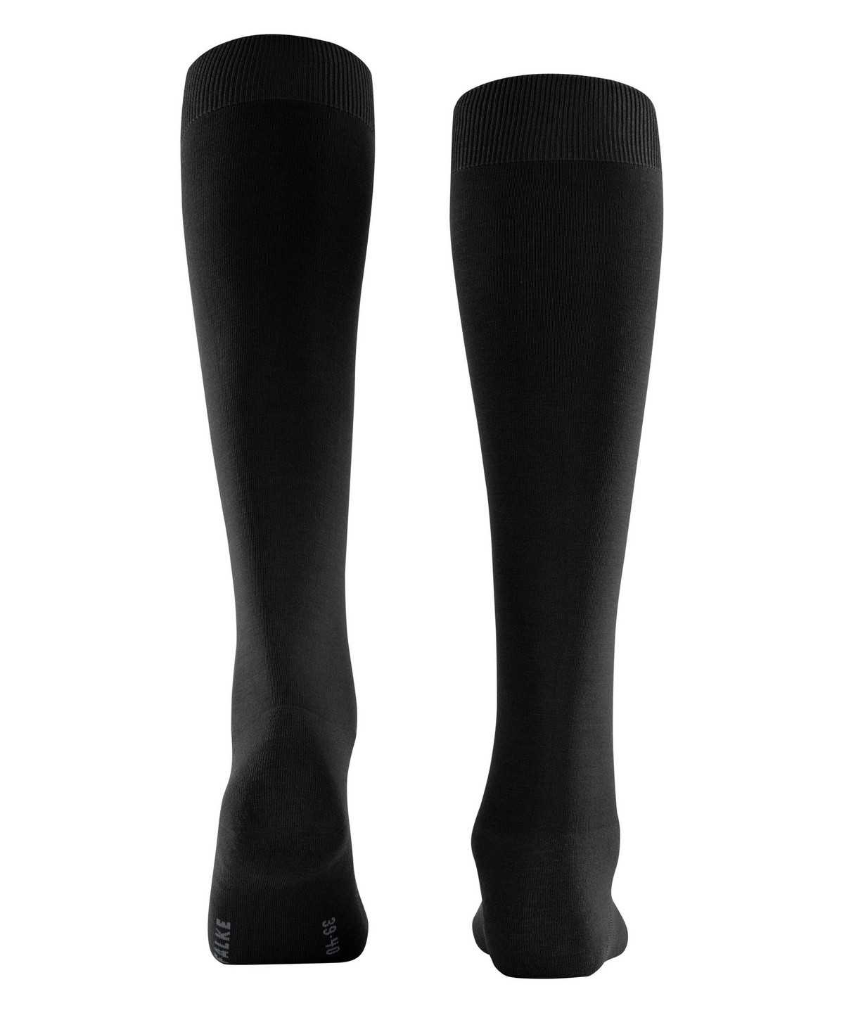 Women Falke ClimaWool Knee-high Socks Socks Black | NTEKWI607