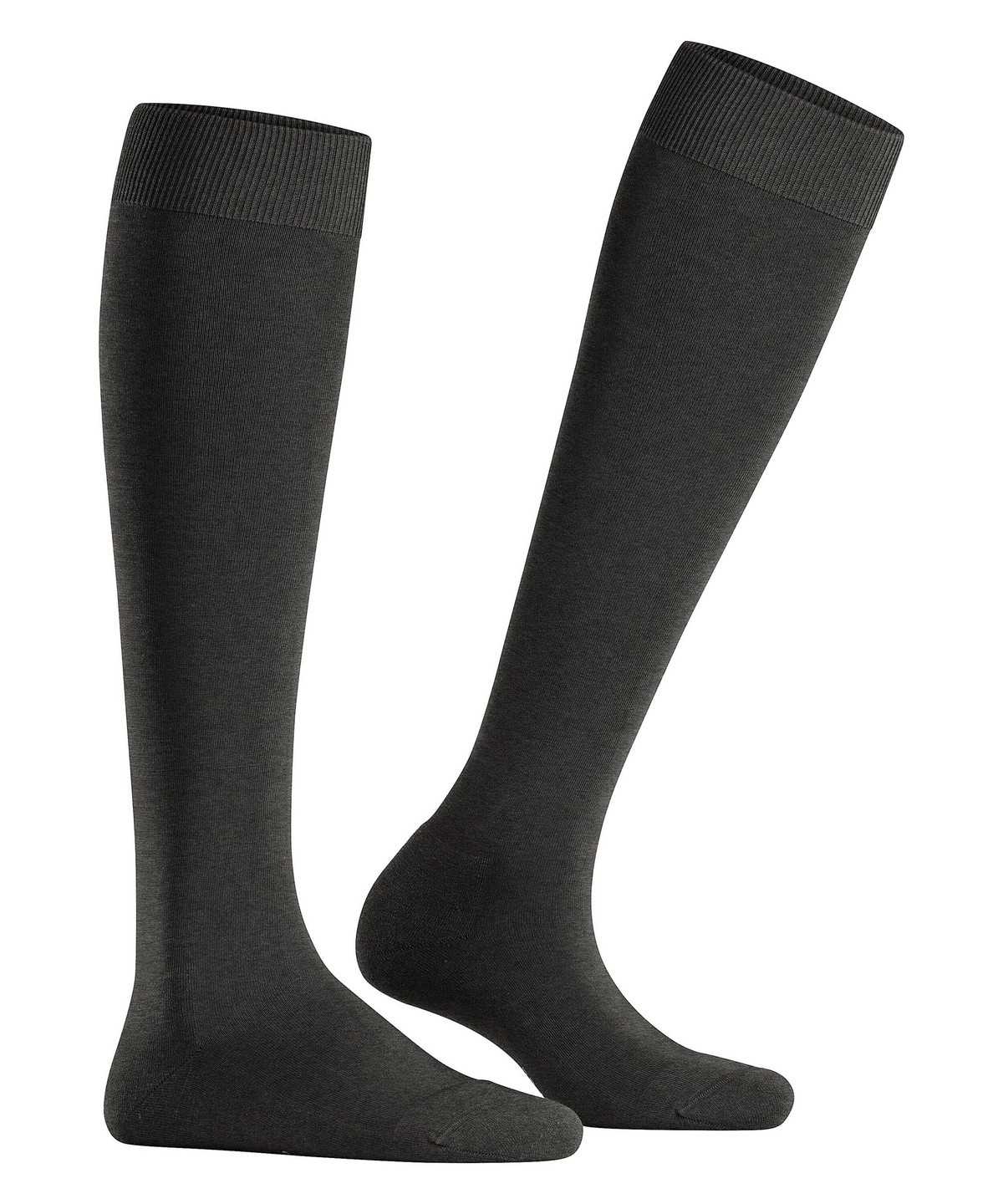 Women Falke ClimaWool Knee-high Socks Socks Grey | CHXMBA568