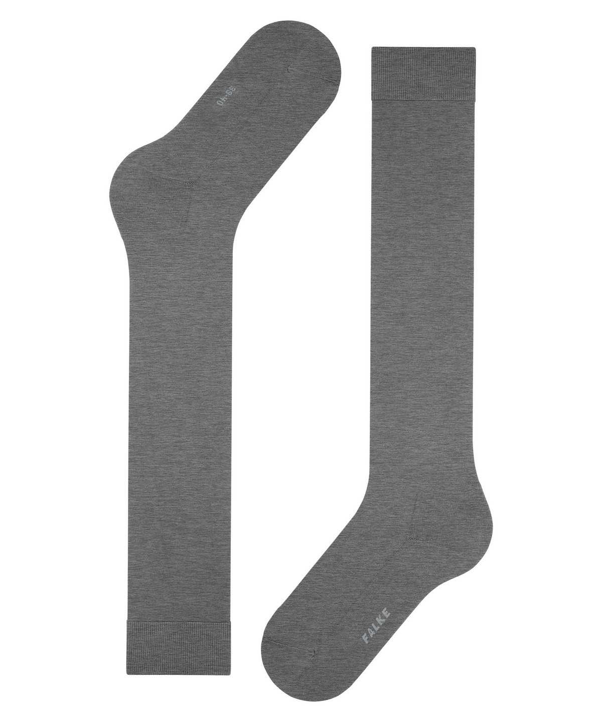 Women Falke ClimaWool Knee-high Socks Socks Grey | XHWYOU015