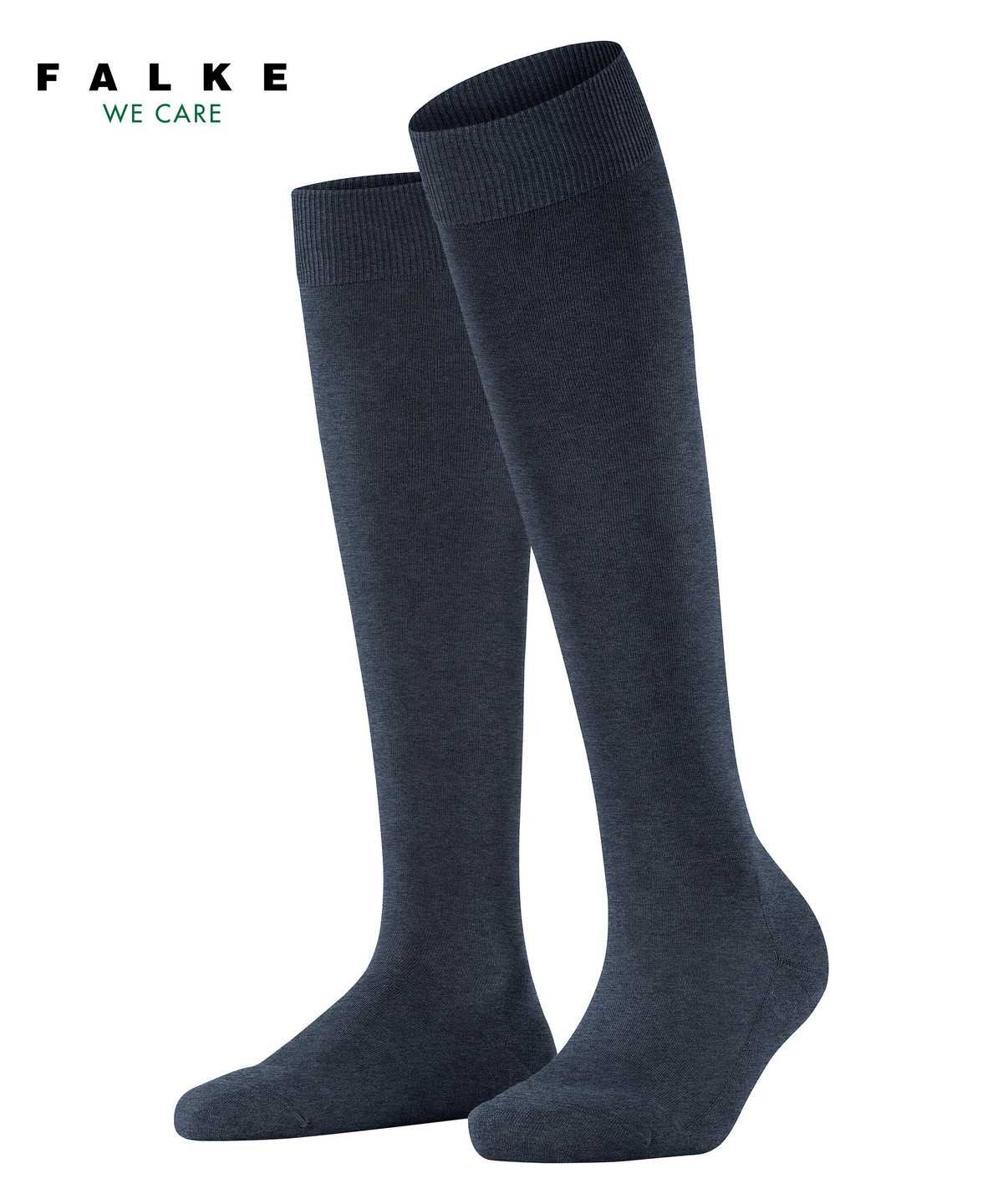 Women Falke ClimaWool Knee-high Socks Socks Blue | VZYXCF091