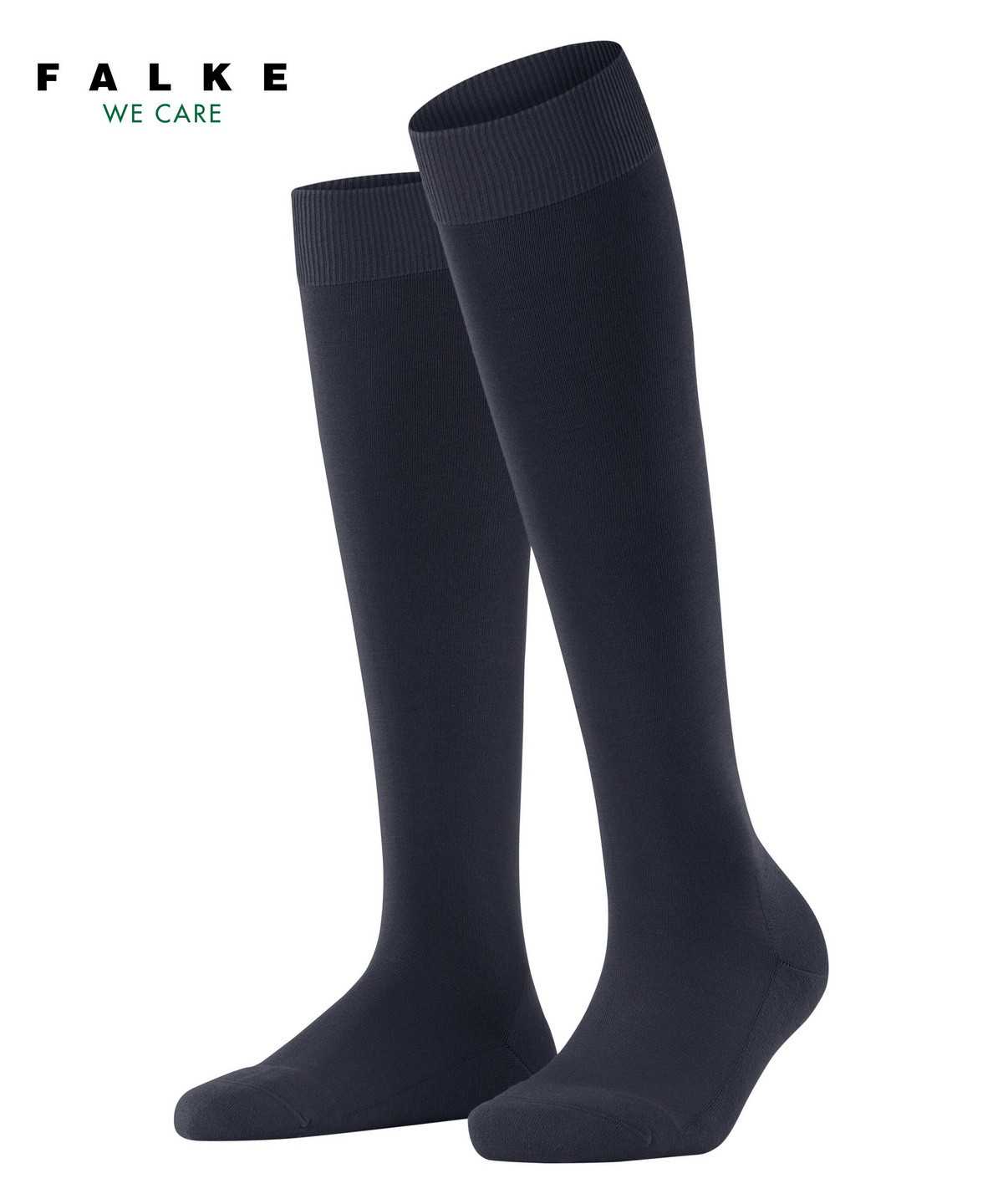 Women Falke ClimaWool Knee-high Socks Socks Blue | OYAVGJ706