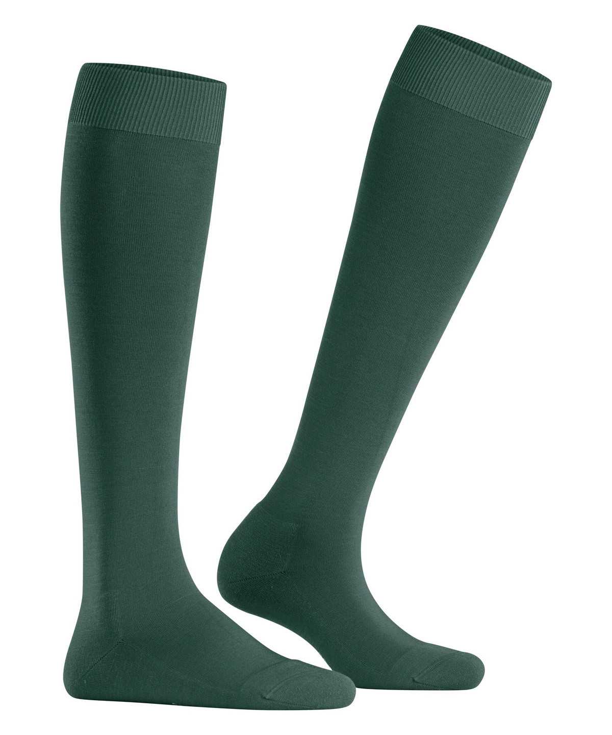 Women Falke ClimaWool Knee-high Socks Socks Green | XUBACV310