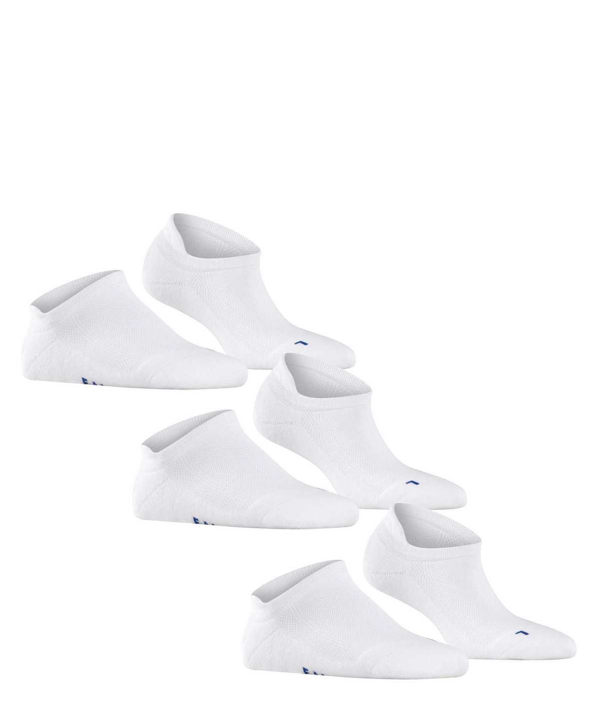 Women Falke Cool Kick 3-Pack Sneaker Socks Socks White | MTZWPQ503