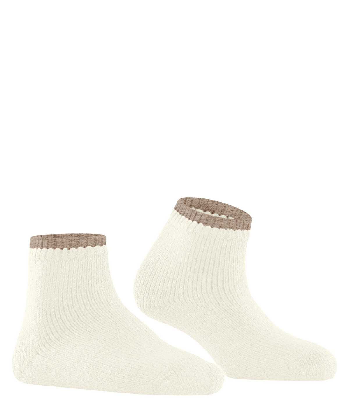 Women Falke Cosy Plush Short sock Socks White | XAODMH706