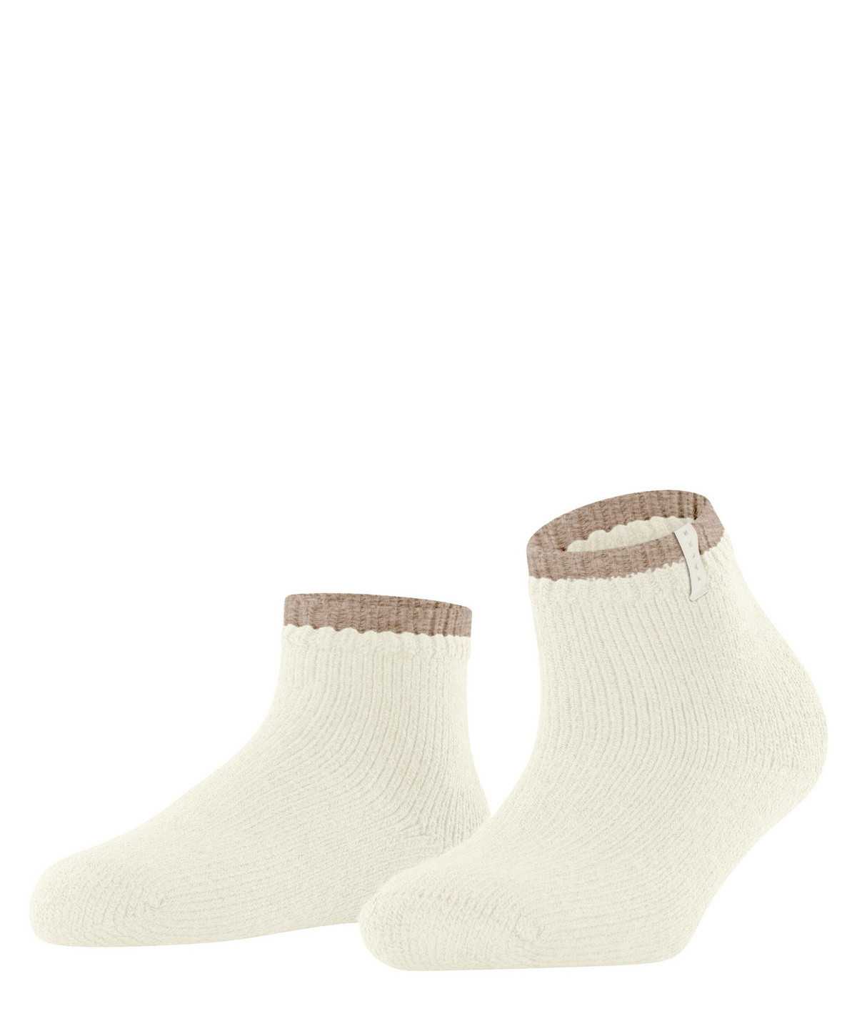 Women Falke Cosy Plush Short sock Socks White | XAODMH706