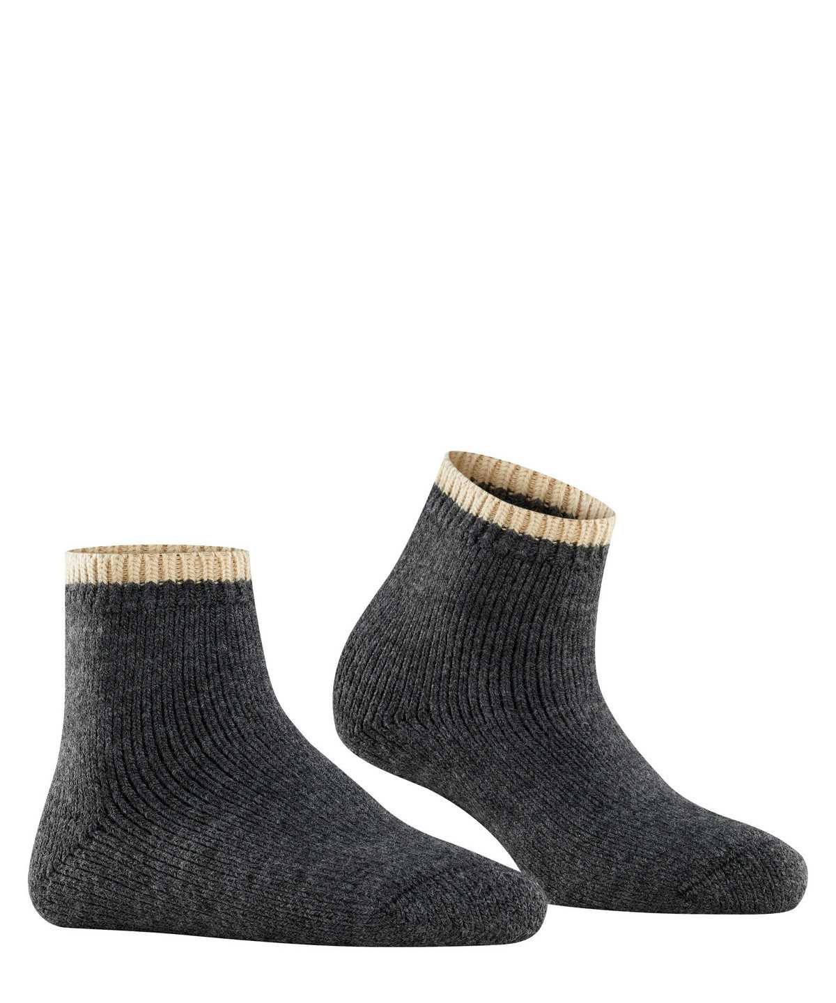 Women Falke Cosy Plush Short sock Socks Grey | MZIRYD125