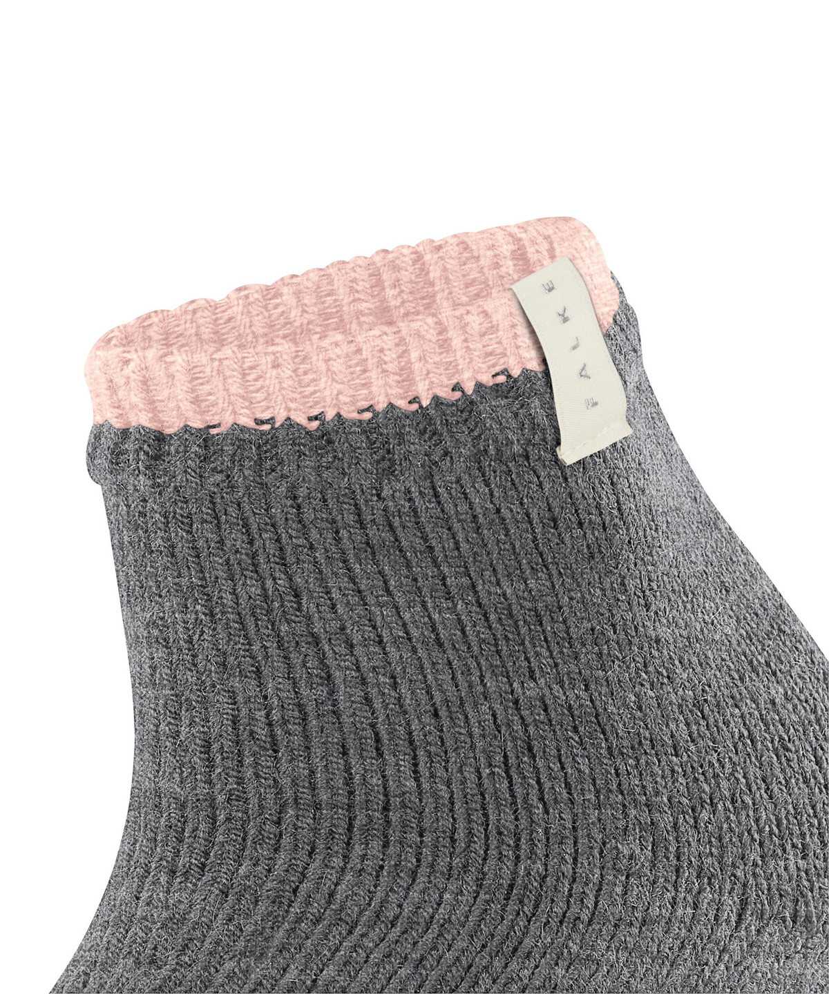 Women Falke Cosy Plush Short sock Socks Grey | OZPQVU875