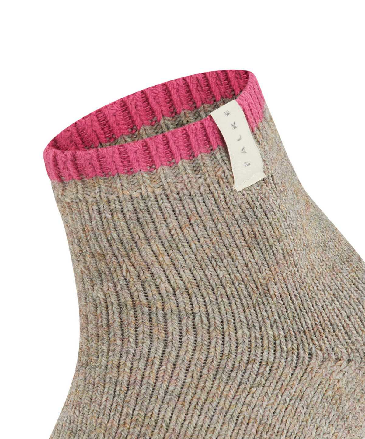 Women Falke Cosy Plush Short sock Socks Brown | BNHDCS730