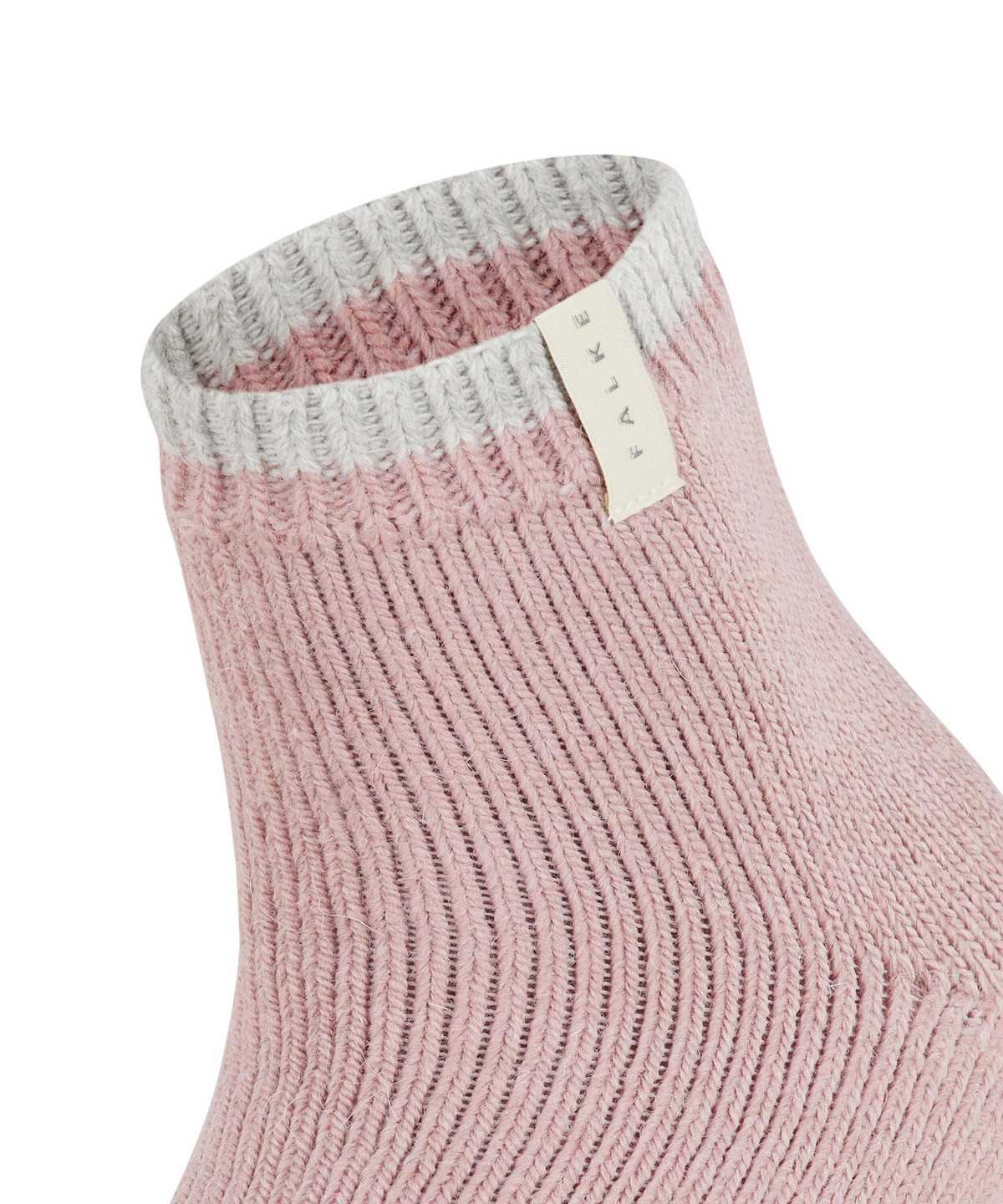 Women Falke Cosy Plush Short sock Socks Rose | STJDAG394