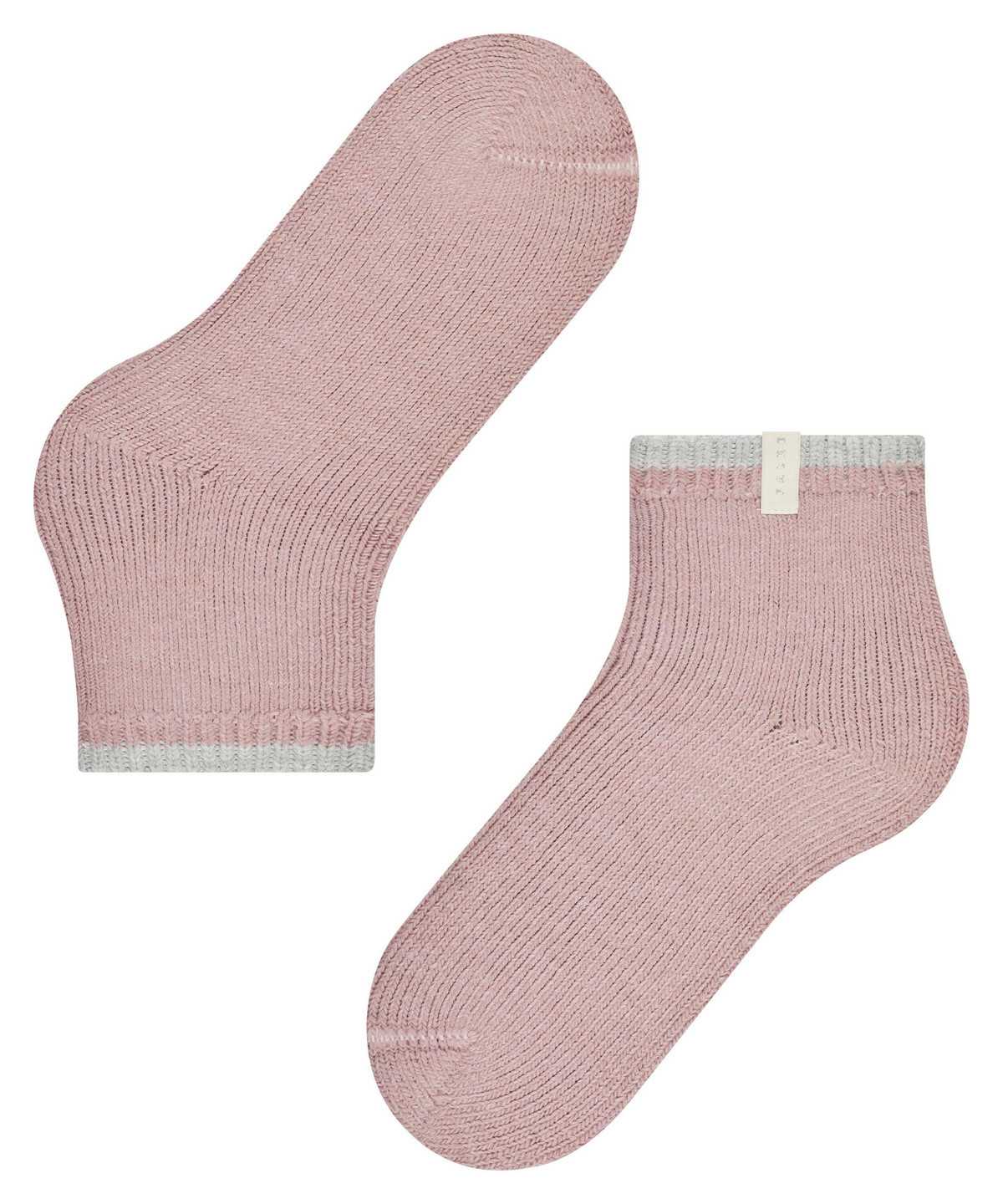 Women Falke Cosy Plush Short sock Socks Rose | STJDAG394