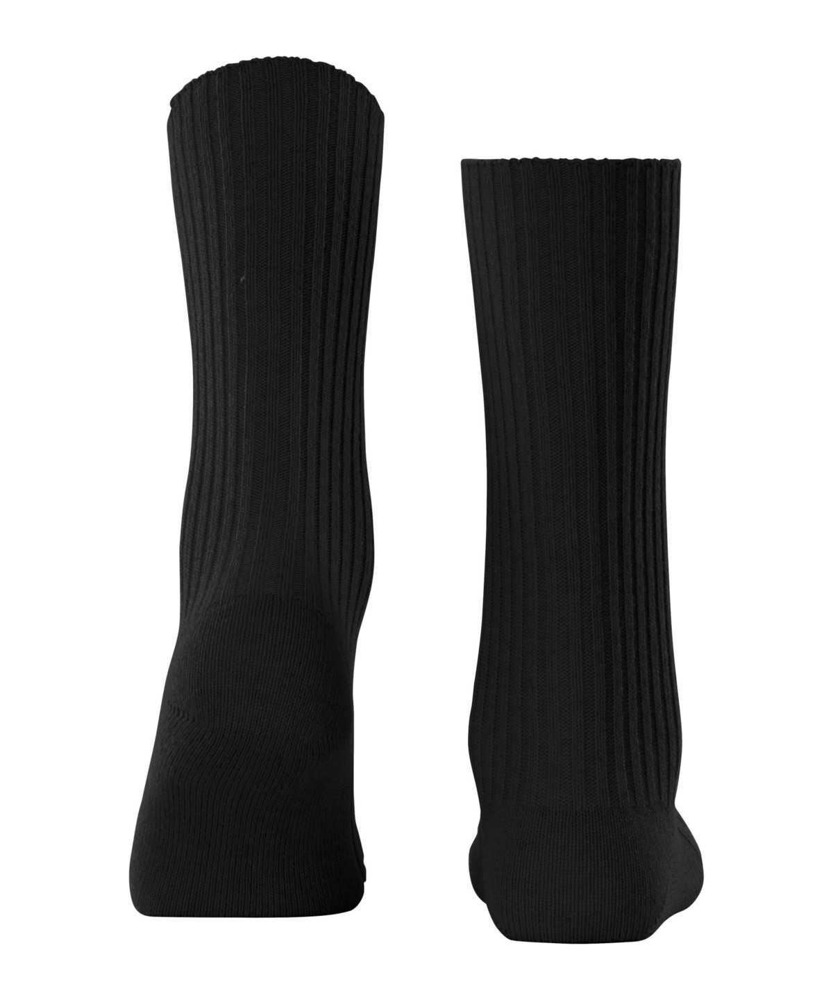 Women Falke Cosy Wool Boot Socks Socks Black | ZHQUPT652