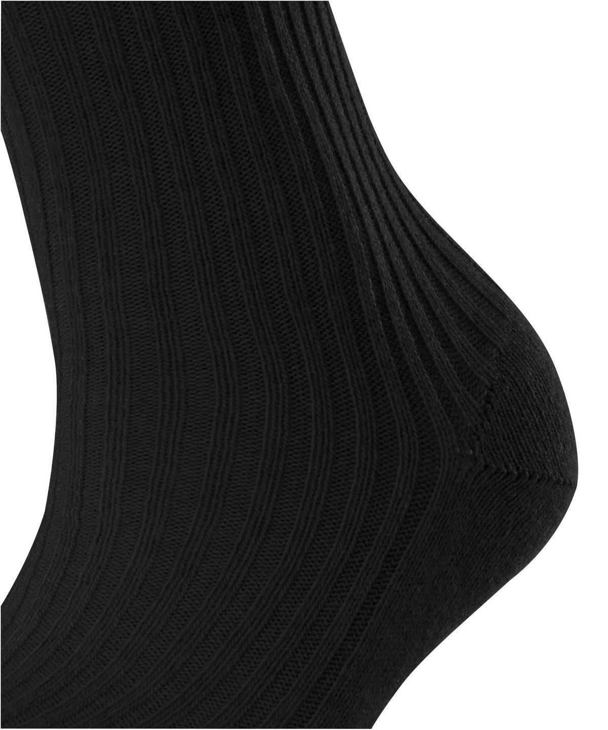 Women Falke Cosy Wool Boot Socks Socks Black | ZHQUPT652