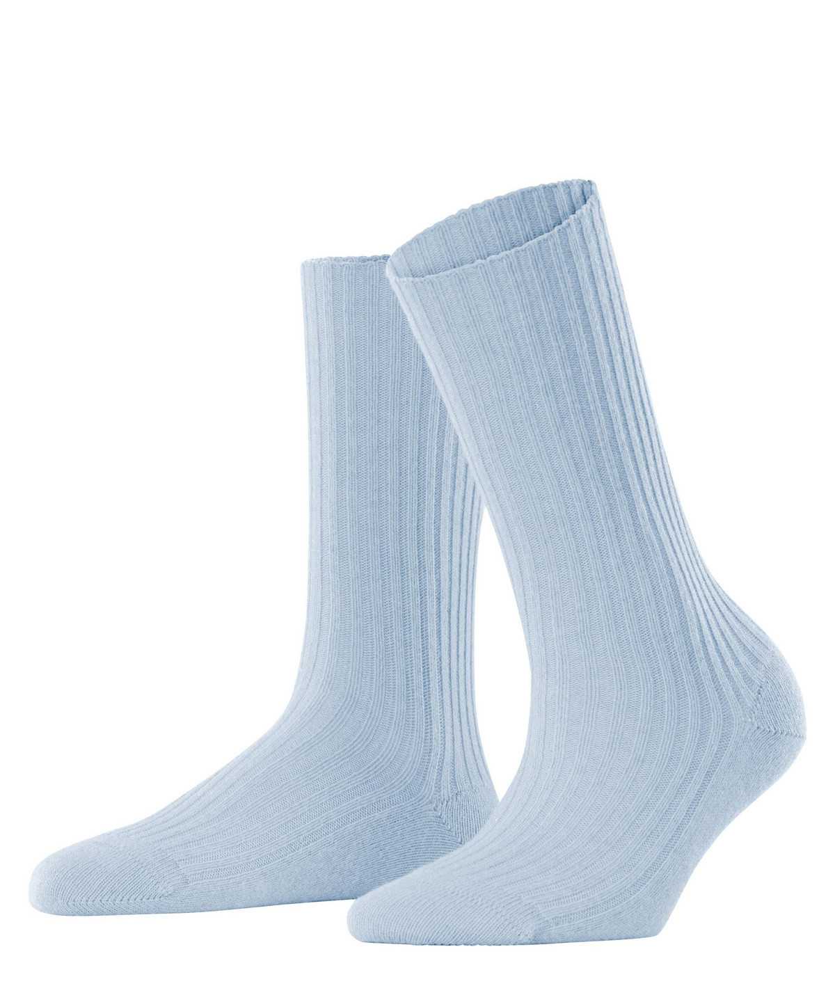 Women Falke Cosy Wool Boot Socks Socks Blue | NMKYIV673