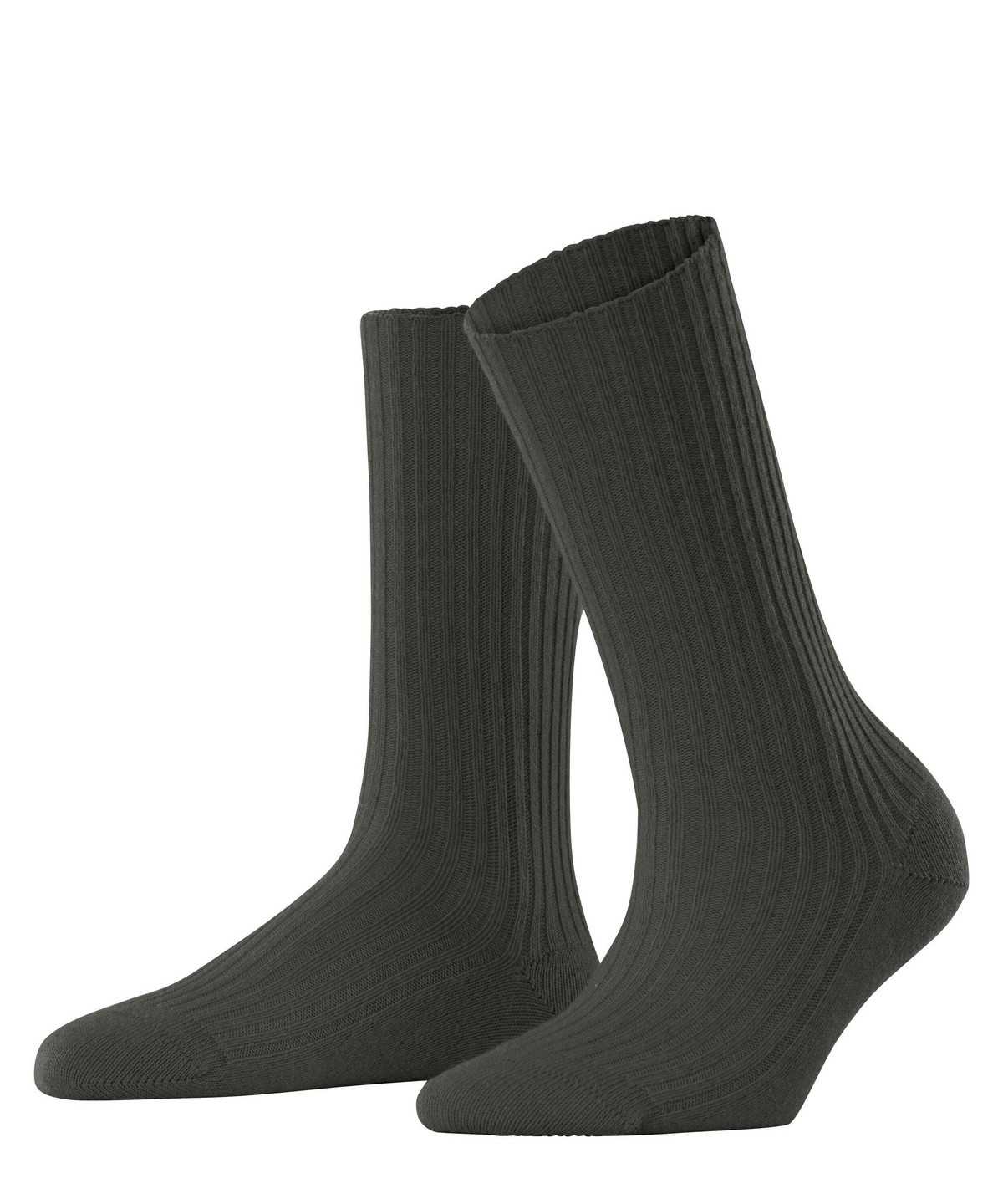 Women Falke Cosy Wool Boot Socks Socks Green | SNCOAY120