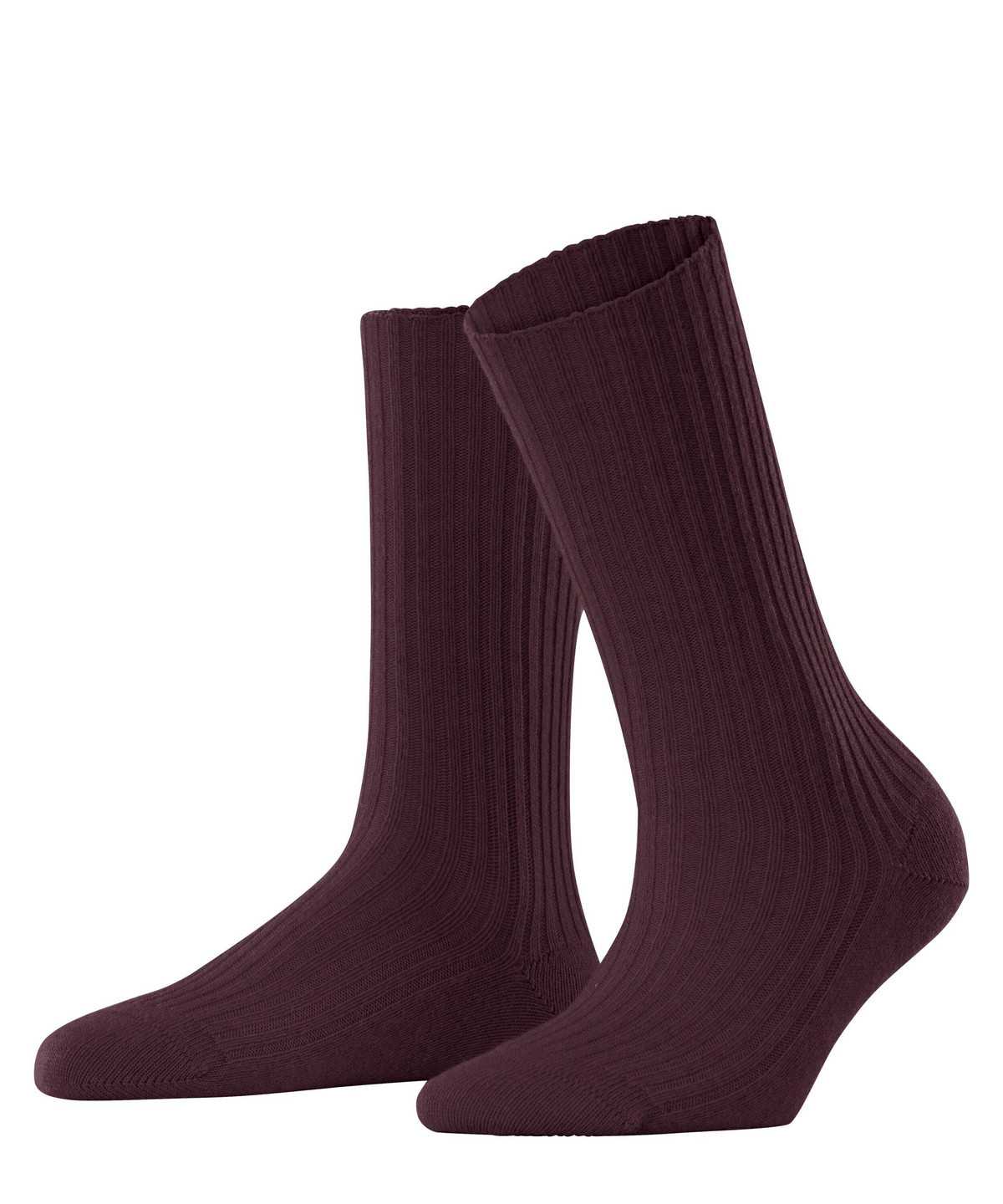 Women Falke Cosy Wool Boot Socks Socks Red | EOXYQP704