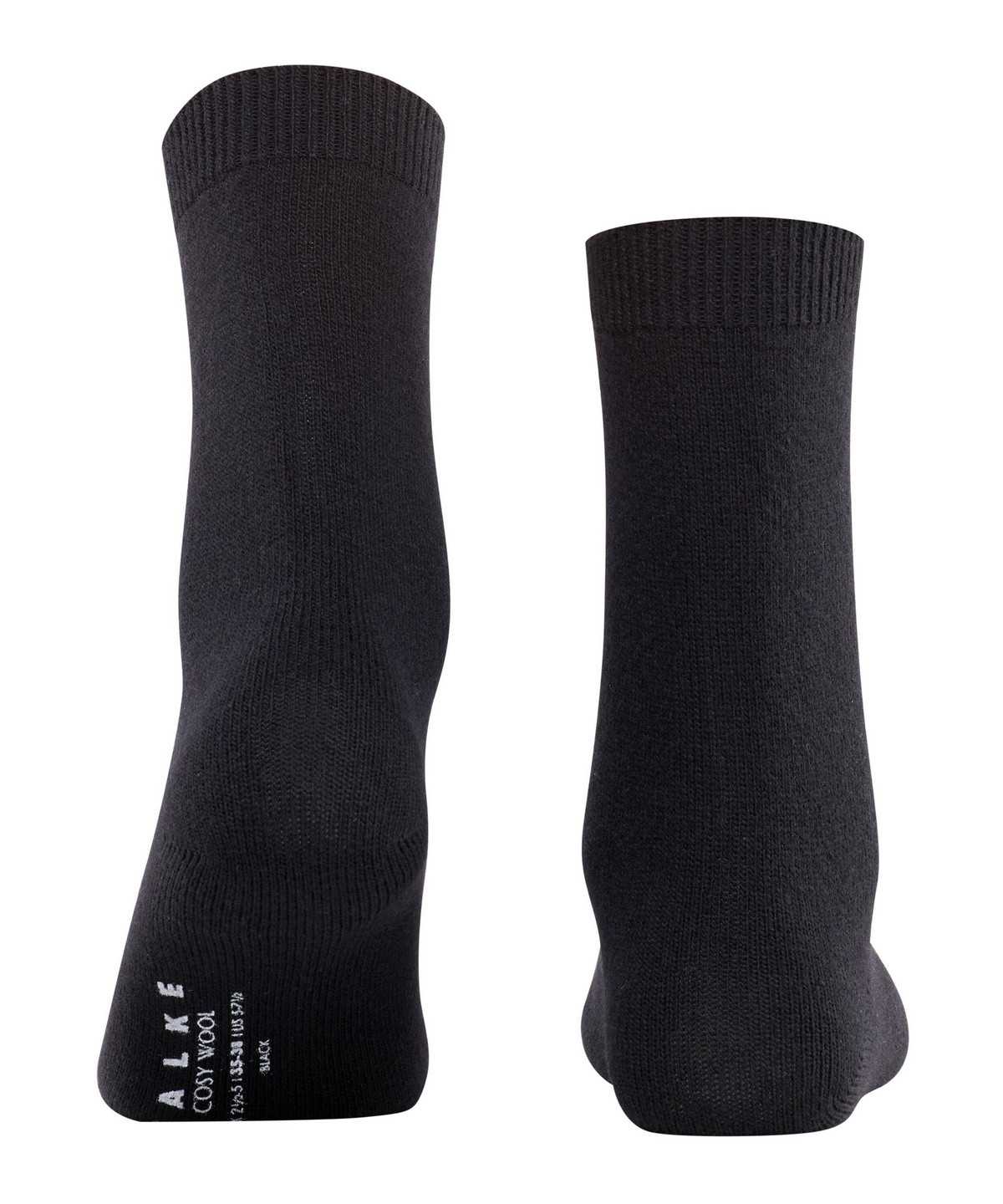 Women Falke Cosy Wool Socks Socks Black | EAHYFP379