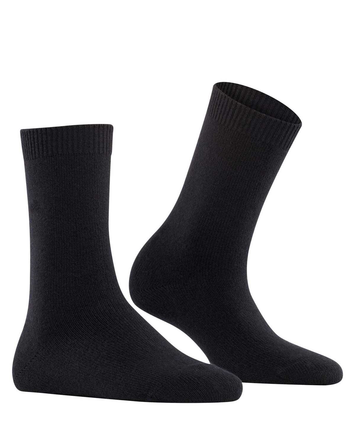 Women Falke Cosy Wool Socks Socks Black | EAHYFP379