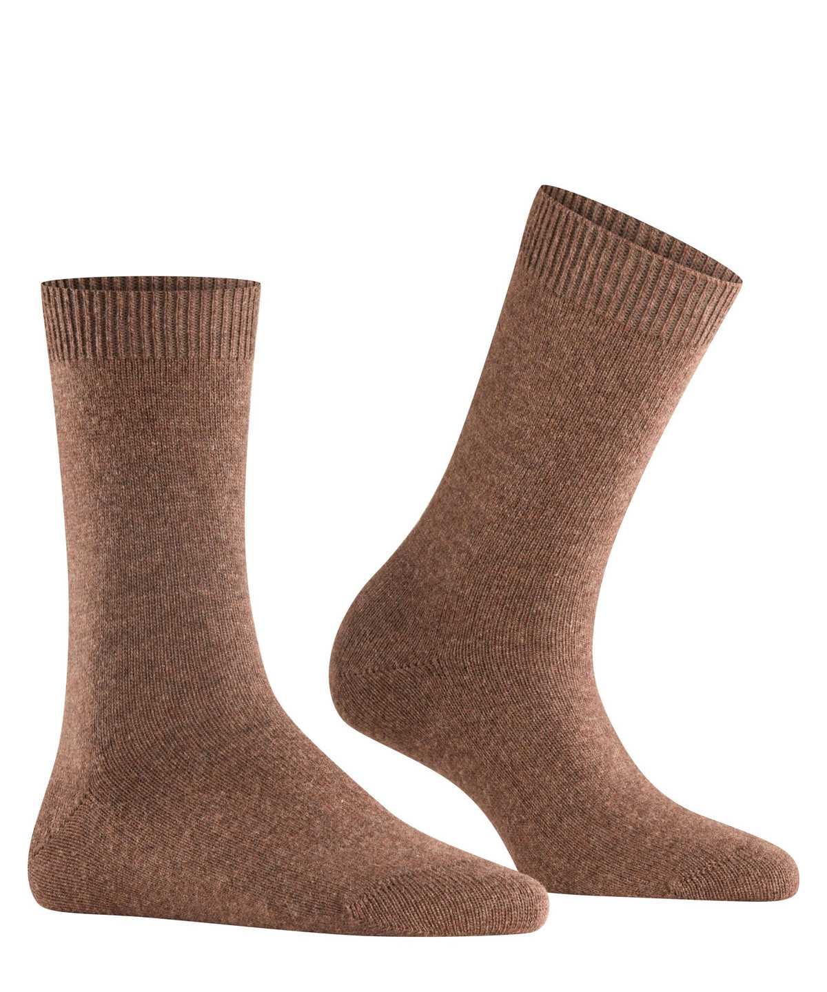 Women Falke Cosy Wool Socks Socks Brown | JRTYZB903