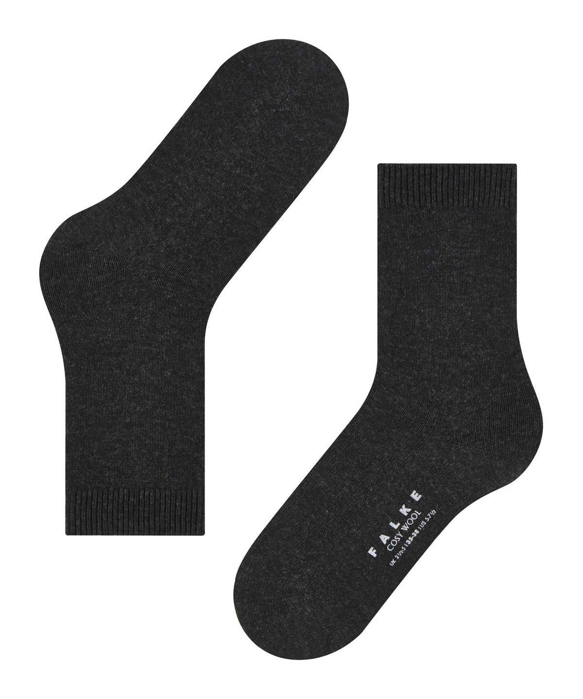 Women Falke Cosy Wool Socks Socks Grey | ZLQFPX348