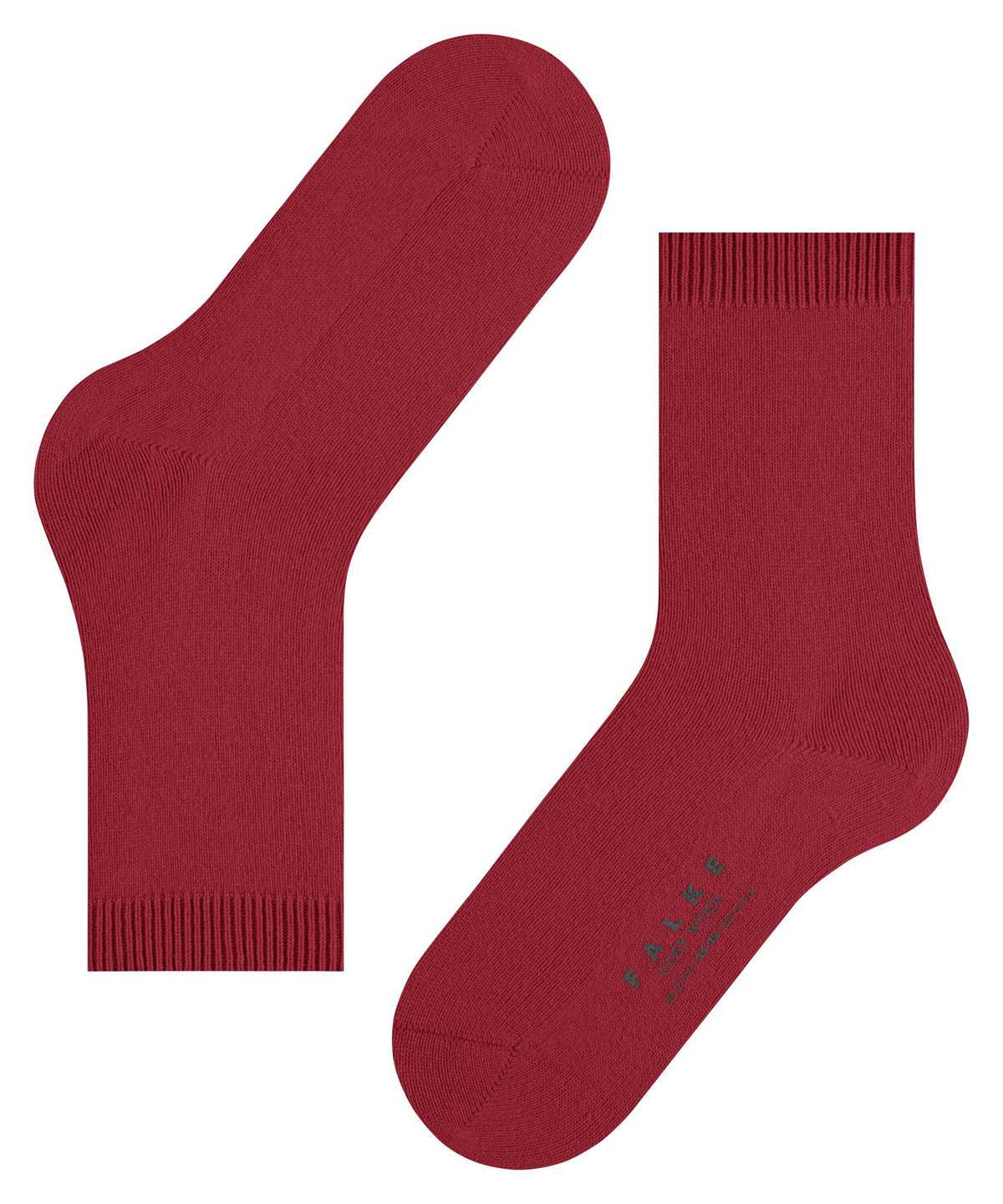 Women Falke Cosy Wool Socks Socks Red | NDHROI041