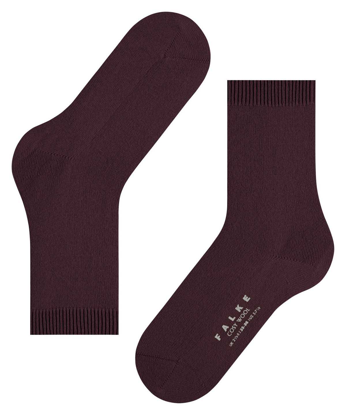 Women Falke Cosy Wool Socks Socks Red | ZQEHPR976