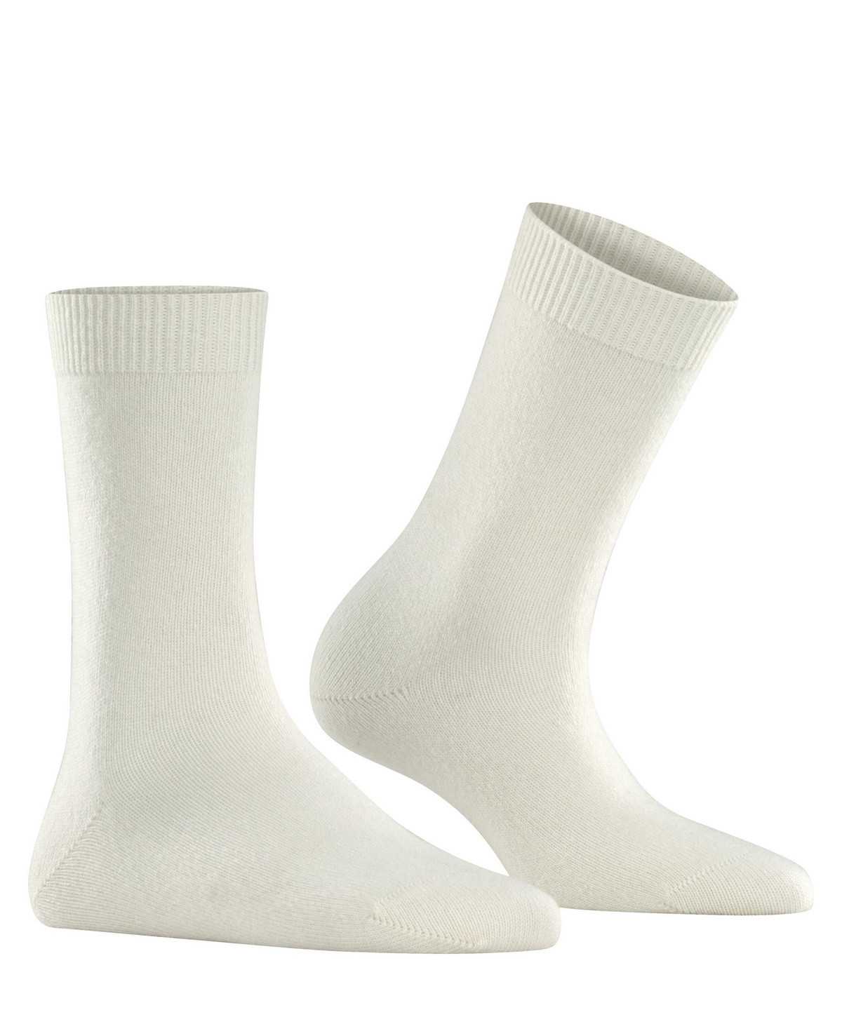 Women Falke Cosy Wool Socks Socks White | KWQPBX586